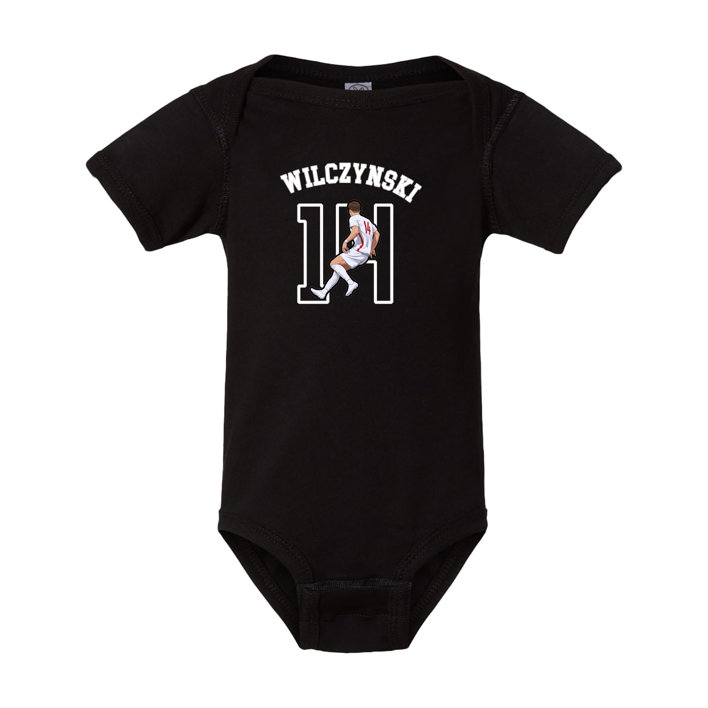 Baby Onesie — Shirsey Arch in Black