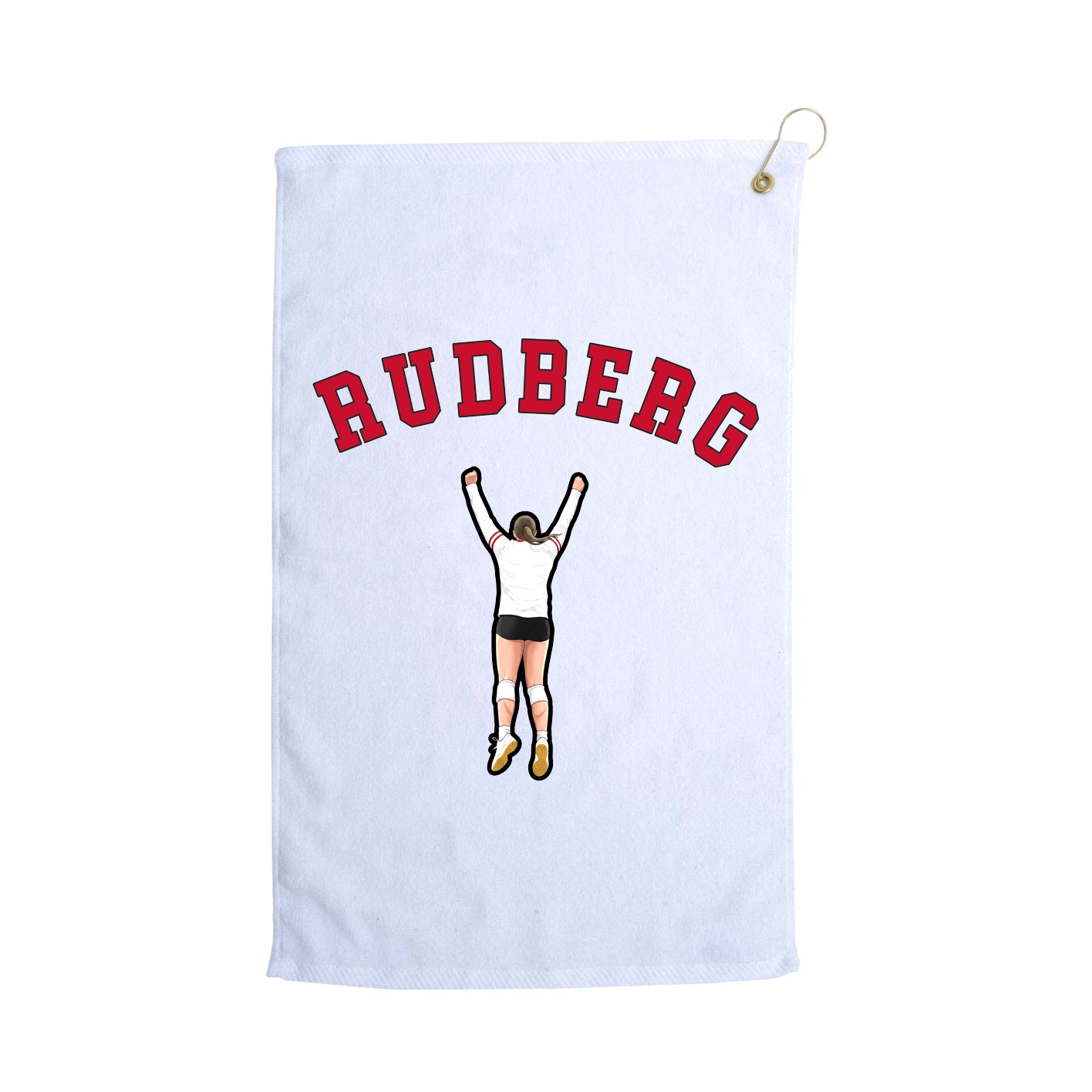 Golf Towel — Shirsey Arch in White