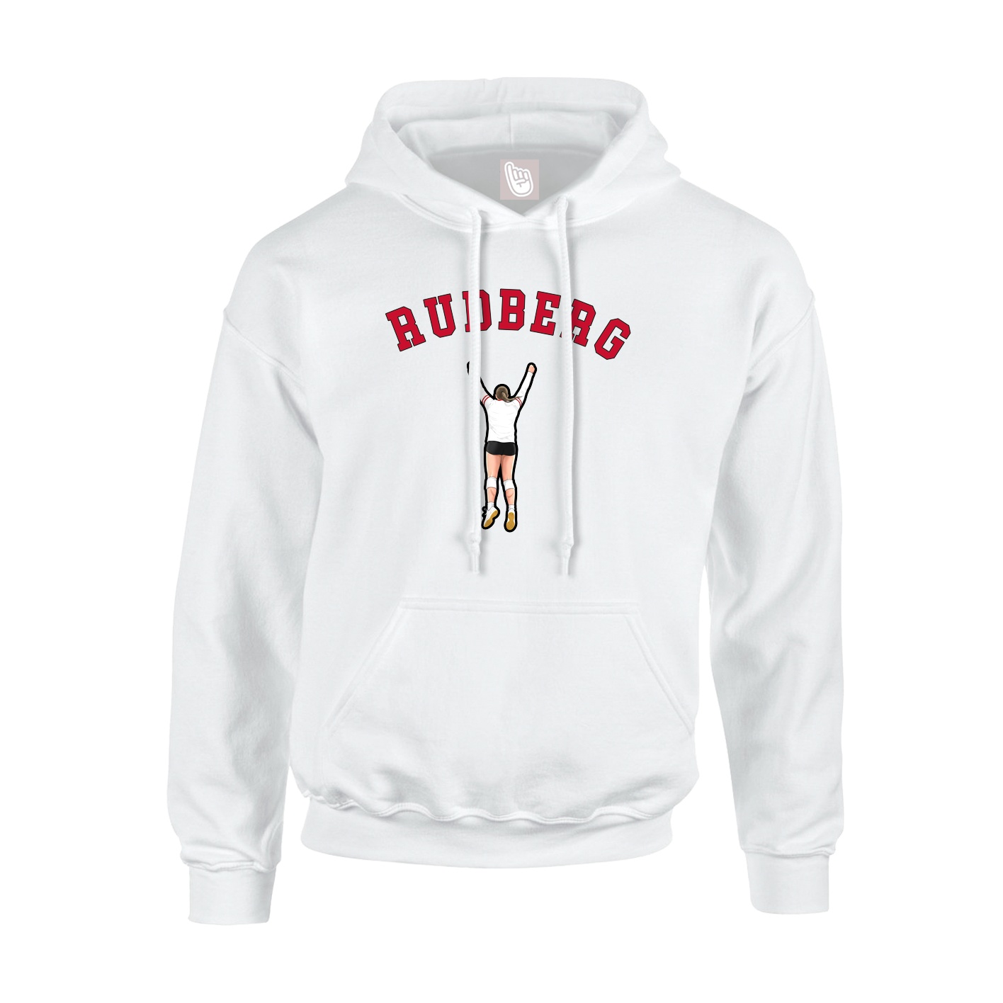 Youth Hoodie — Shirsey Arch in White