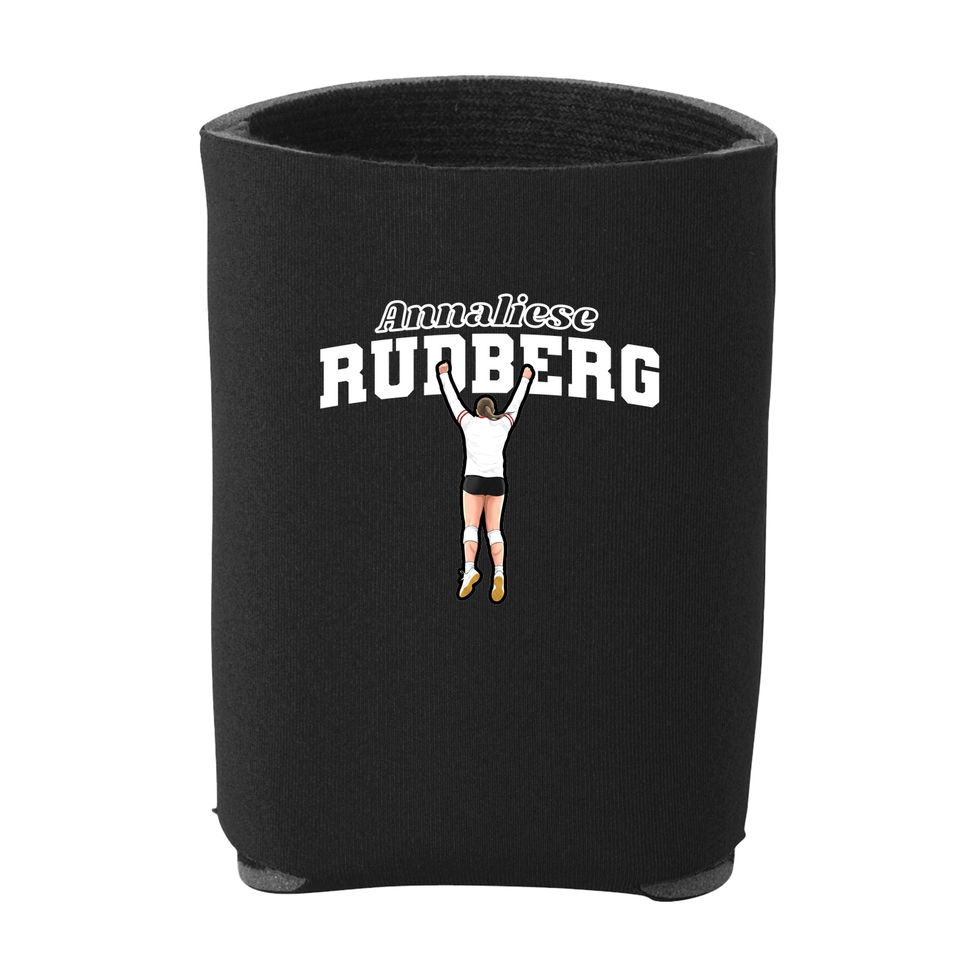 Can Holder — Name Arch in Black