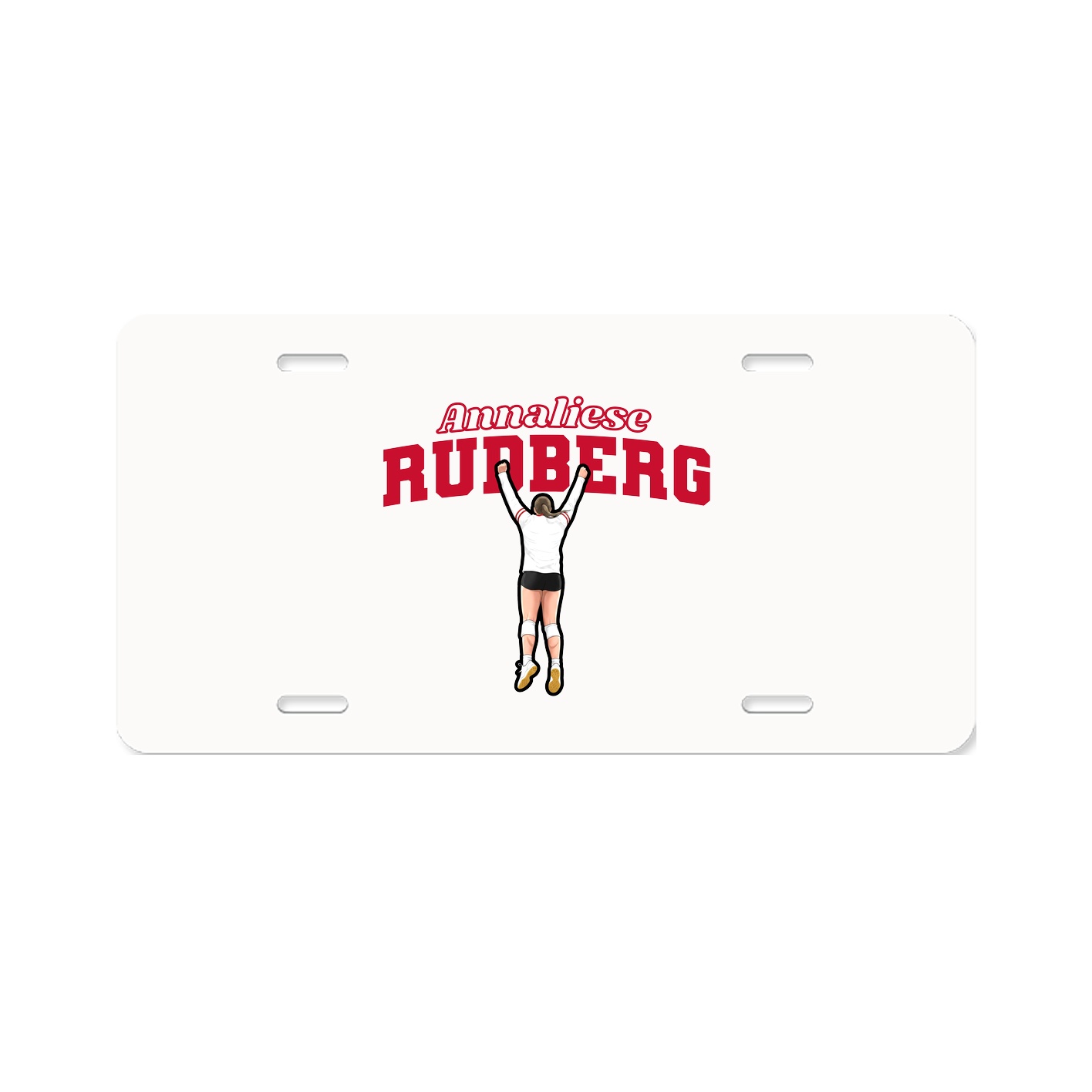 License Plate — Name Arch in Classic