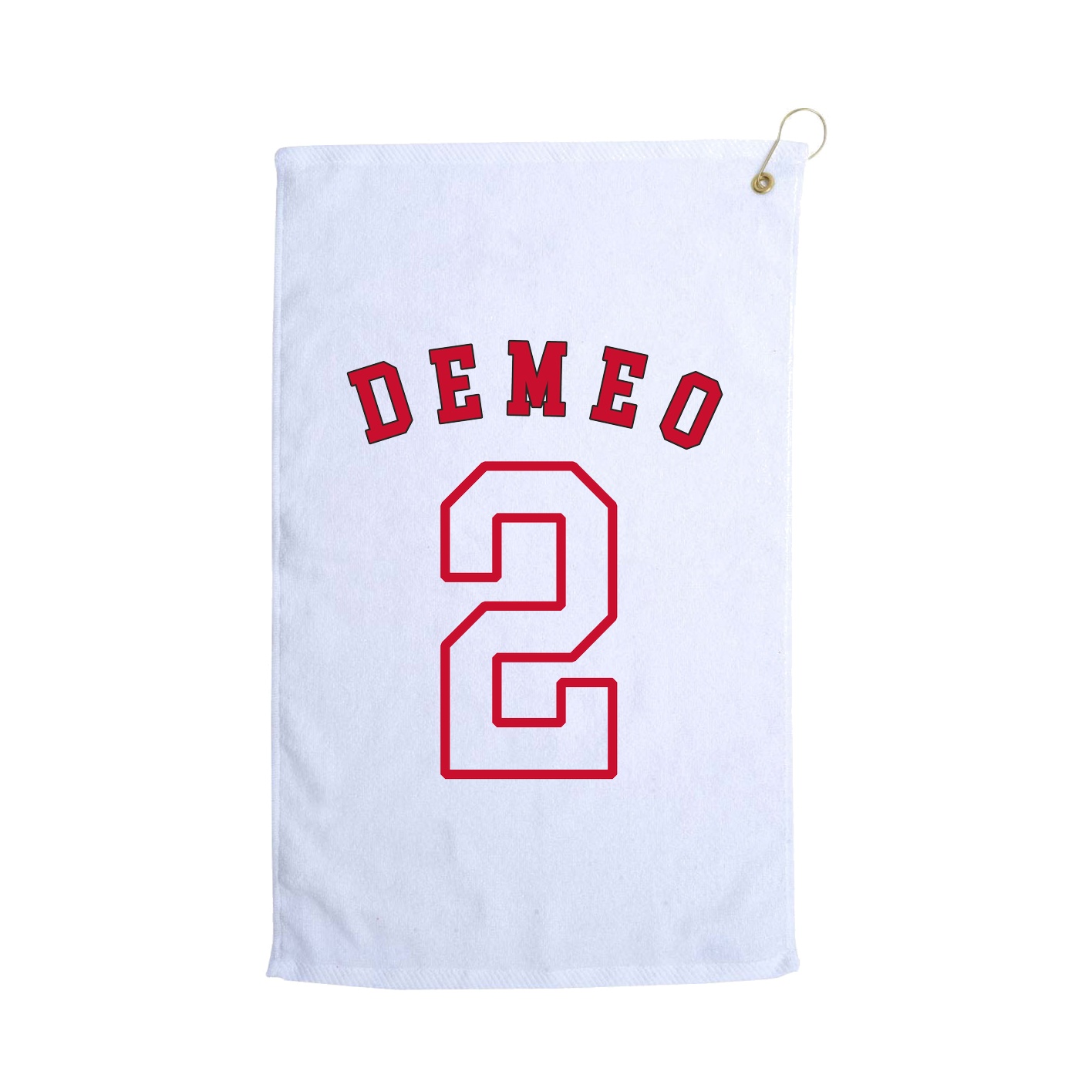 Golf Towel — Shirsey Arch in White