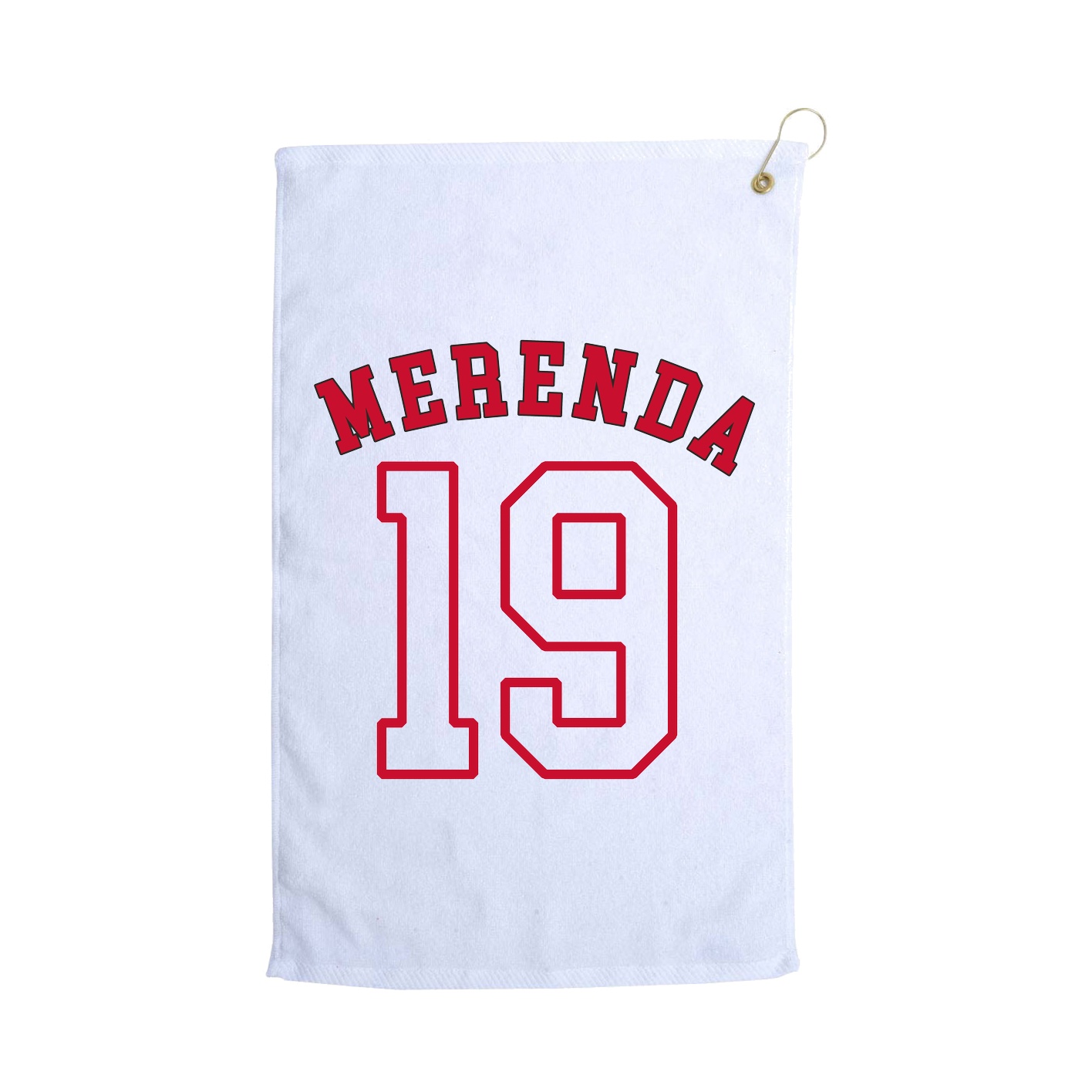 Golf Towel — Shirsey Arch in White