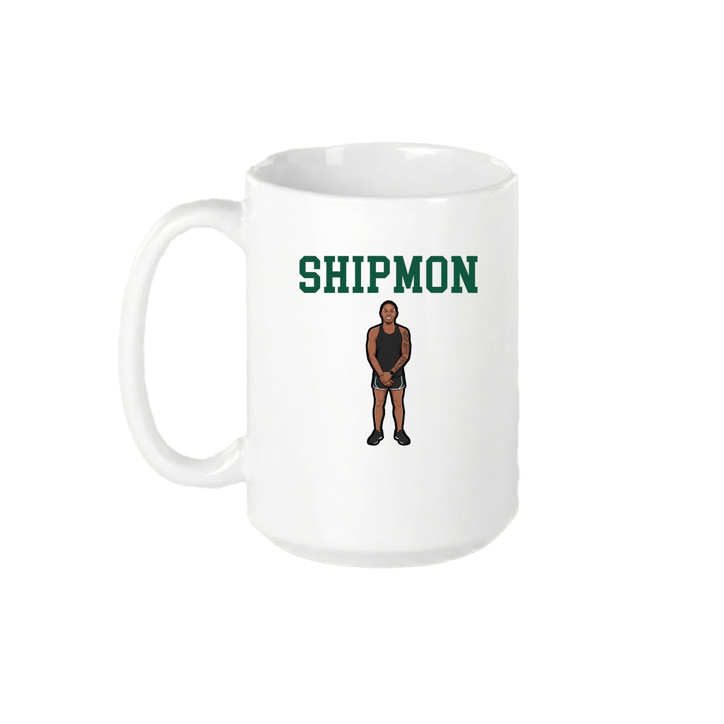 15oz Coffee Mug — Shirsey in White