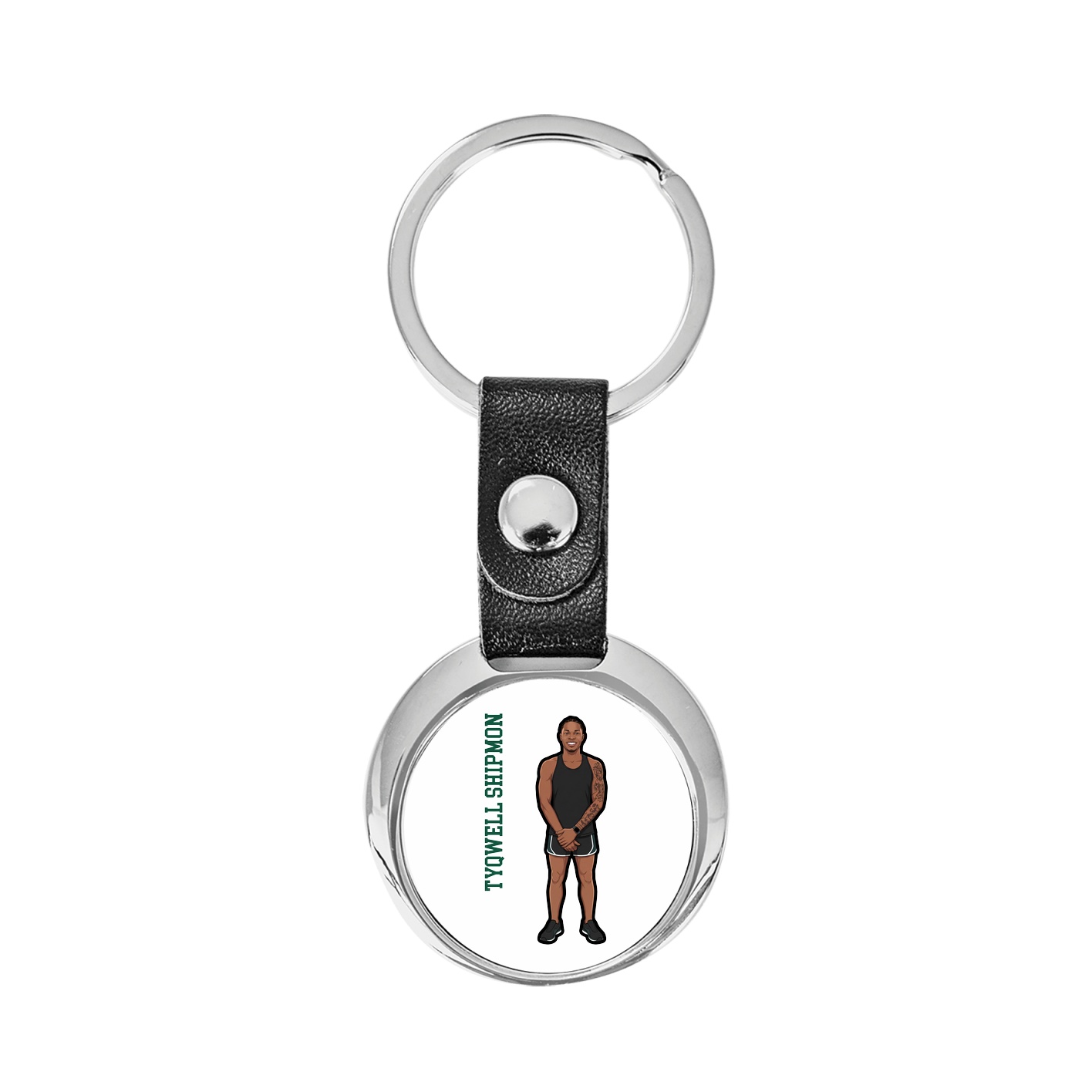 Key Chain — Name Vertical in Classic