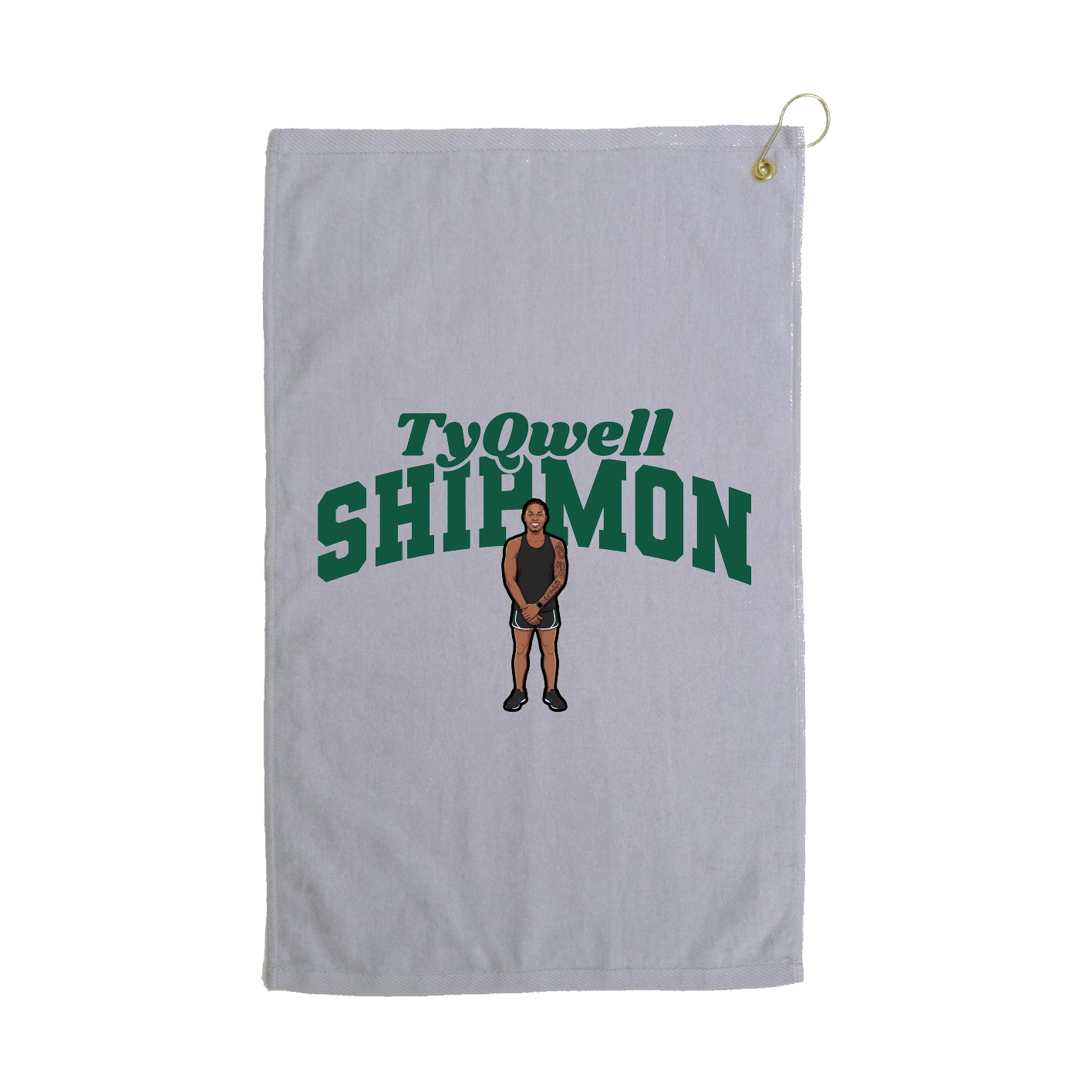 Golf Towel — Signature Arch in Grey
