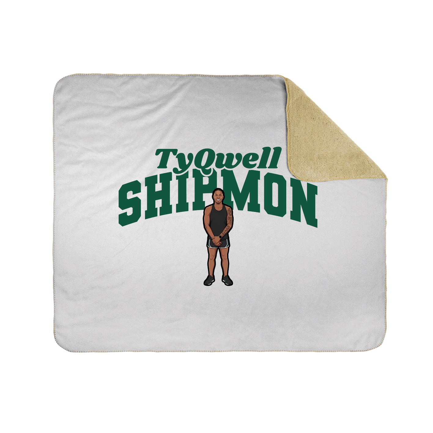 Throw Blanket — Signature Arch in White