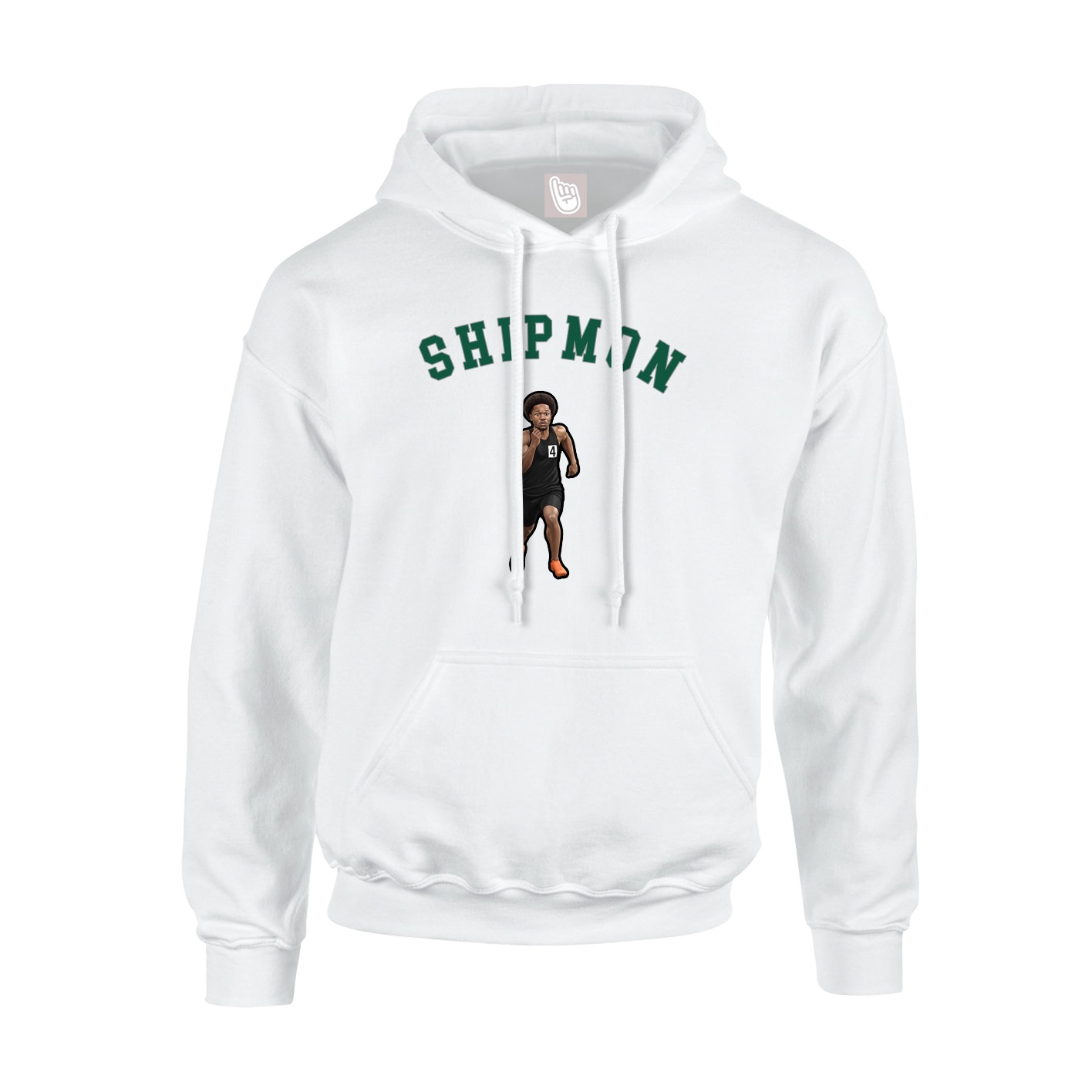 Hoodie — Shirsey Arch in White