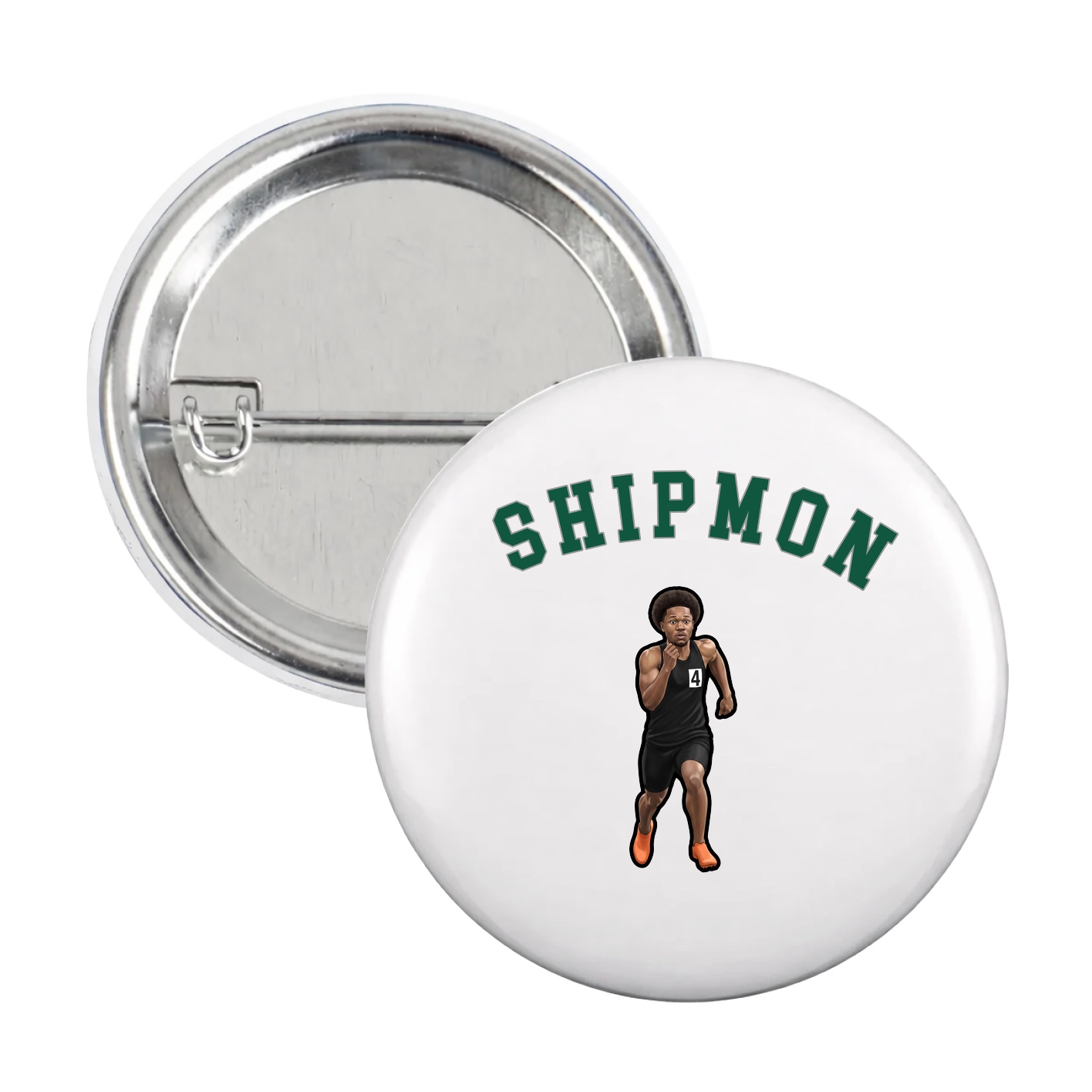 Game Day Button — Shirsey Arch in White