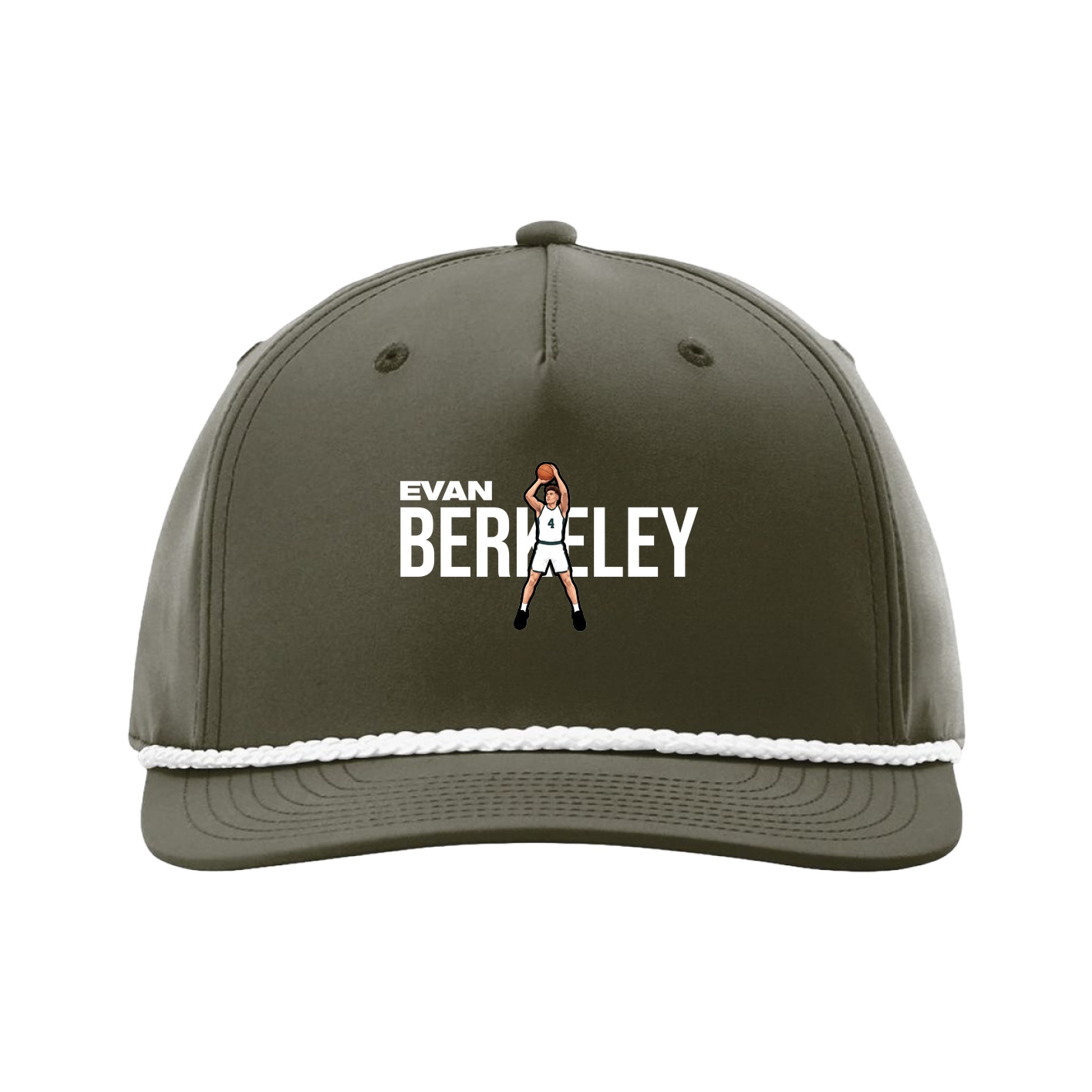 Five-Panel Classic Rope Cap — Player Name in Green