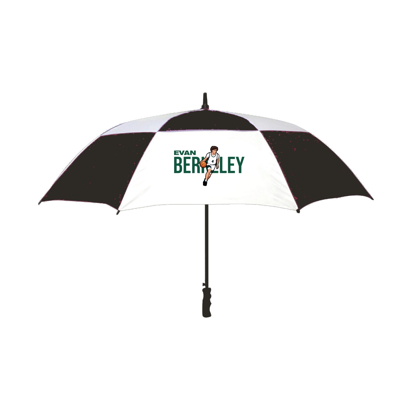 Golf Umbrella — Player Name in Black