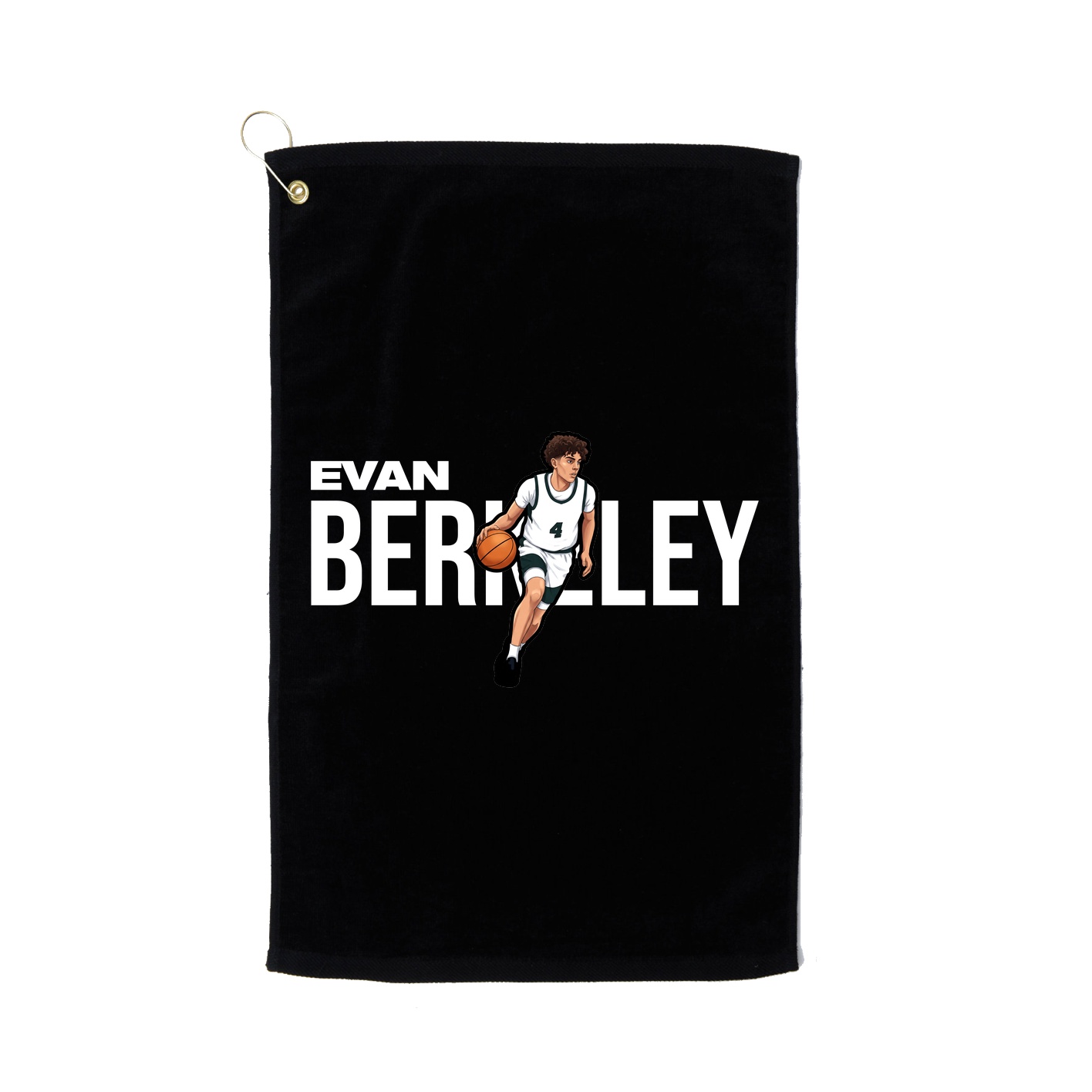 Golf Towel — Player Name in Black
