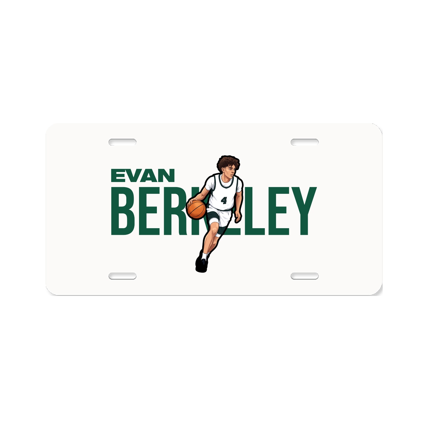 License Plate — Player Name in Classic
