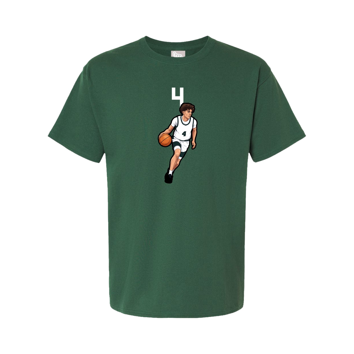 Tee — Number Top in Green