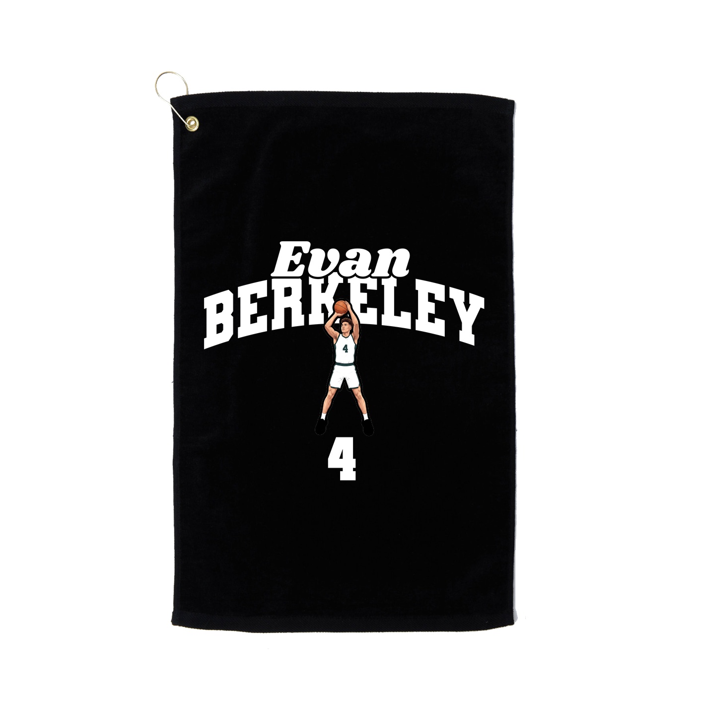 Golf Towel — Signature Arch in Black