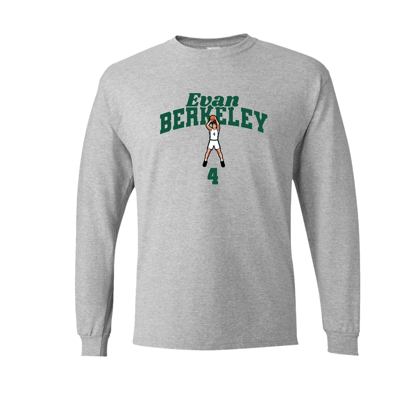 Long Sleeve Tee — Signature Arch in Grey
