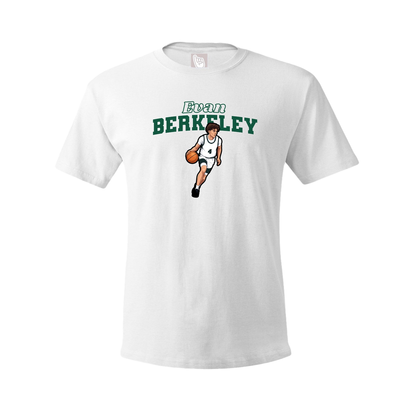 Tee — Name Arch in White