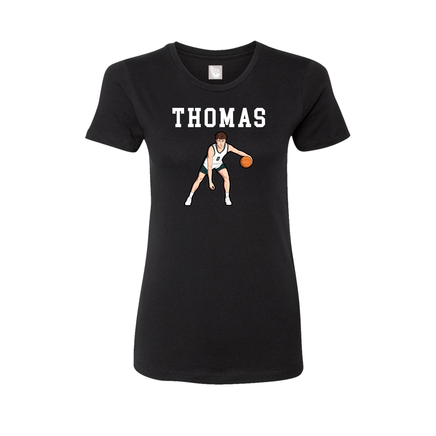 Fitted Women's Tee — Shirsey in Black