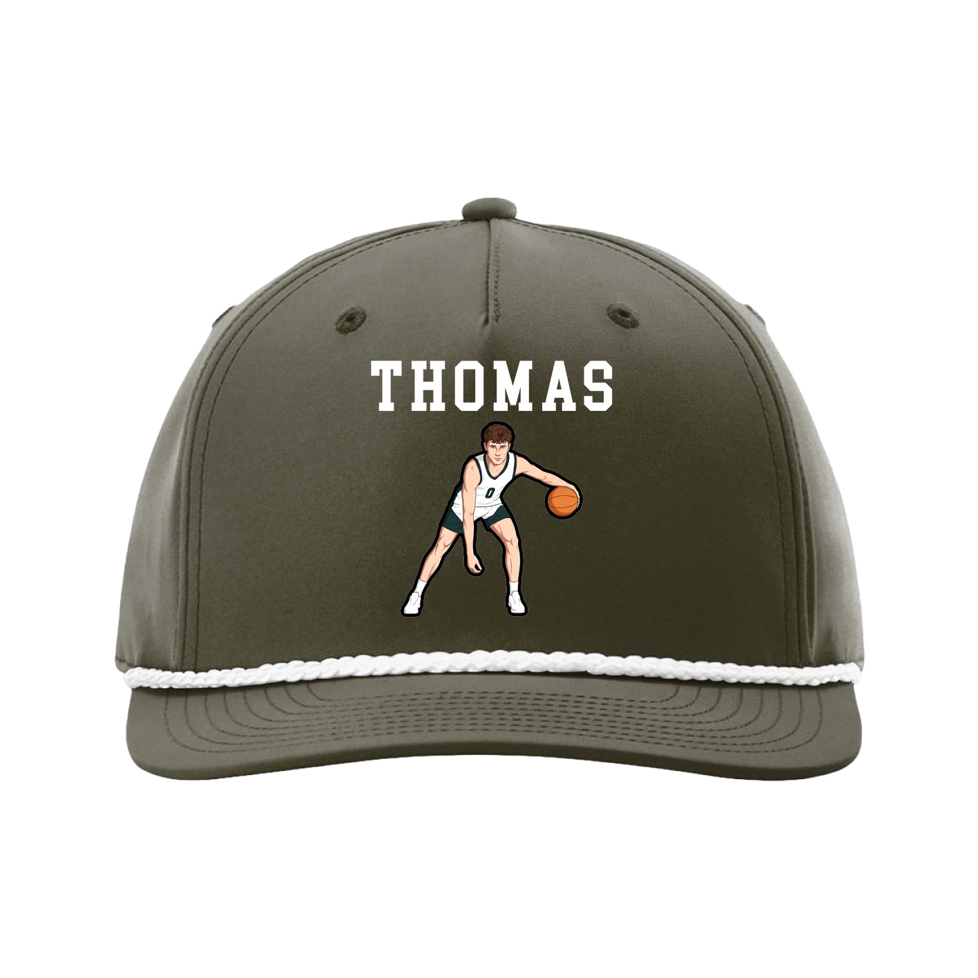 Five-Panel Classic Rope Cap — Shirsey in Green