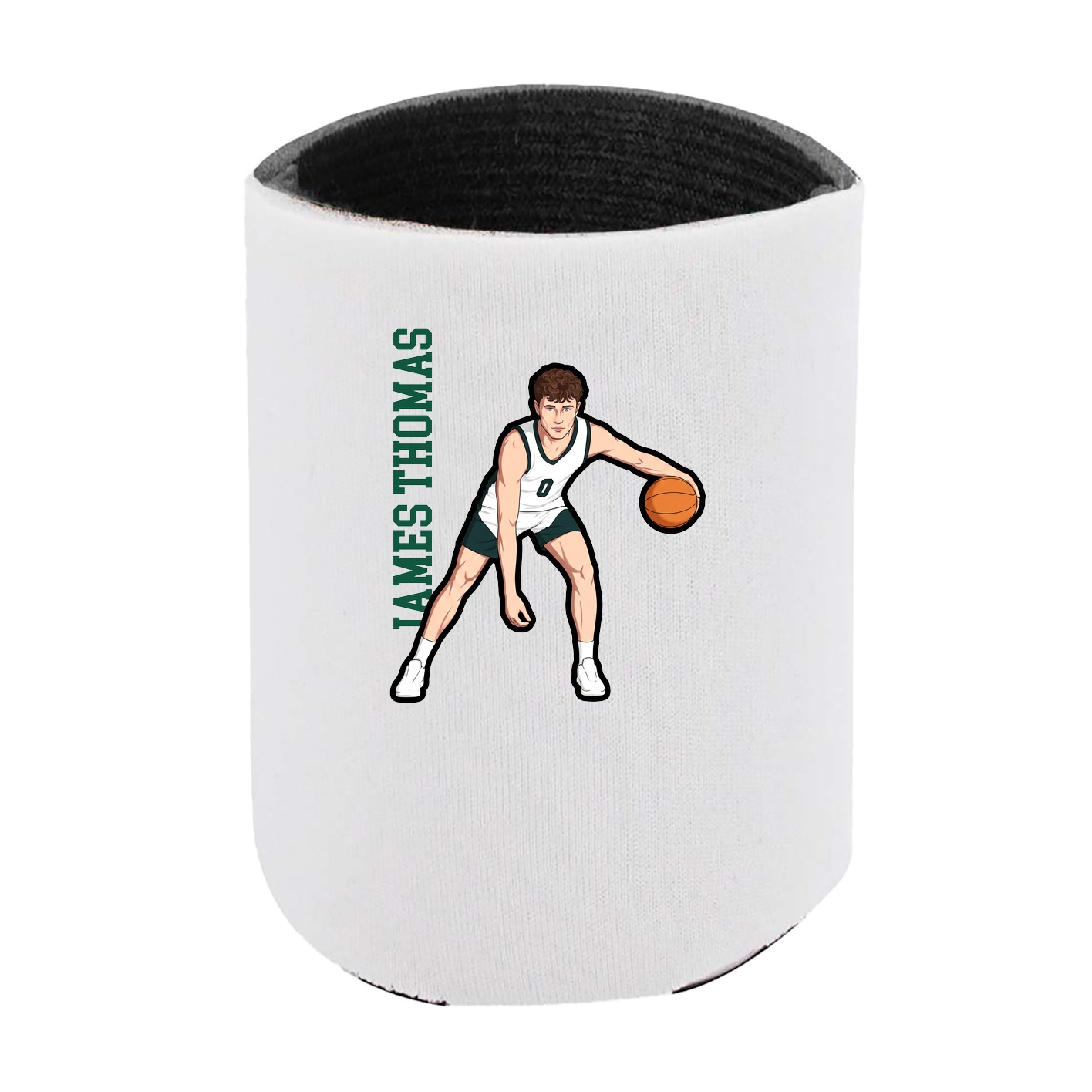 Can Holder — Name Vertical in White