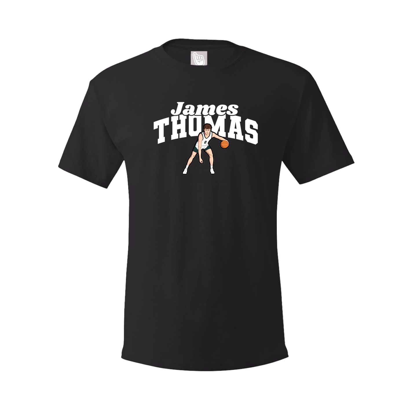 Youth Tee — Signature Arch in Black