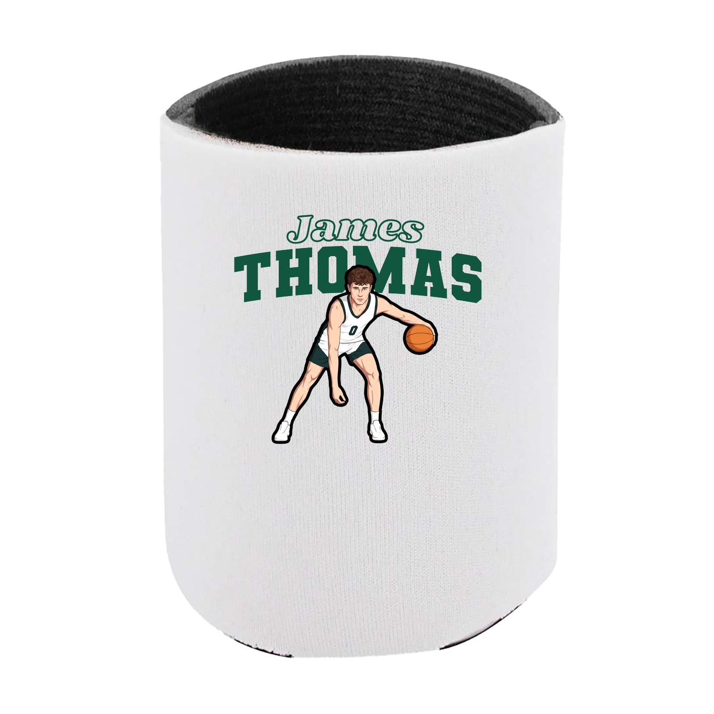 Can Holder — Name Arch in White