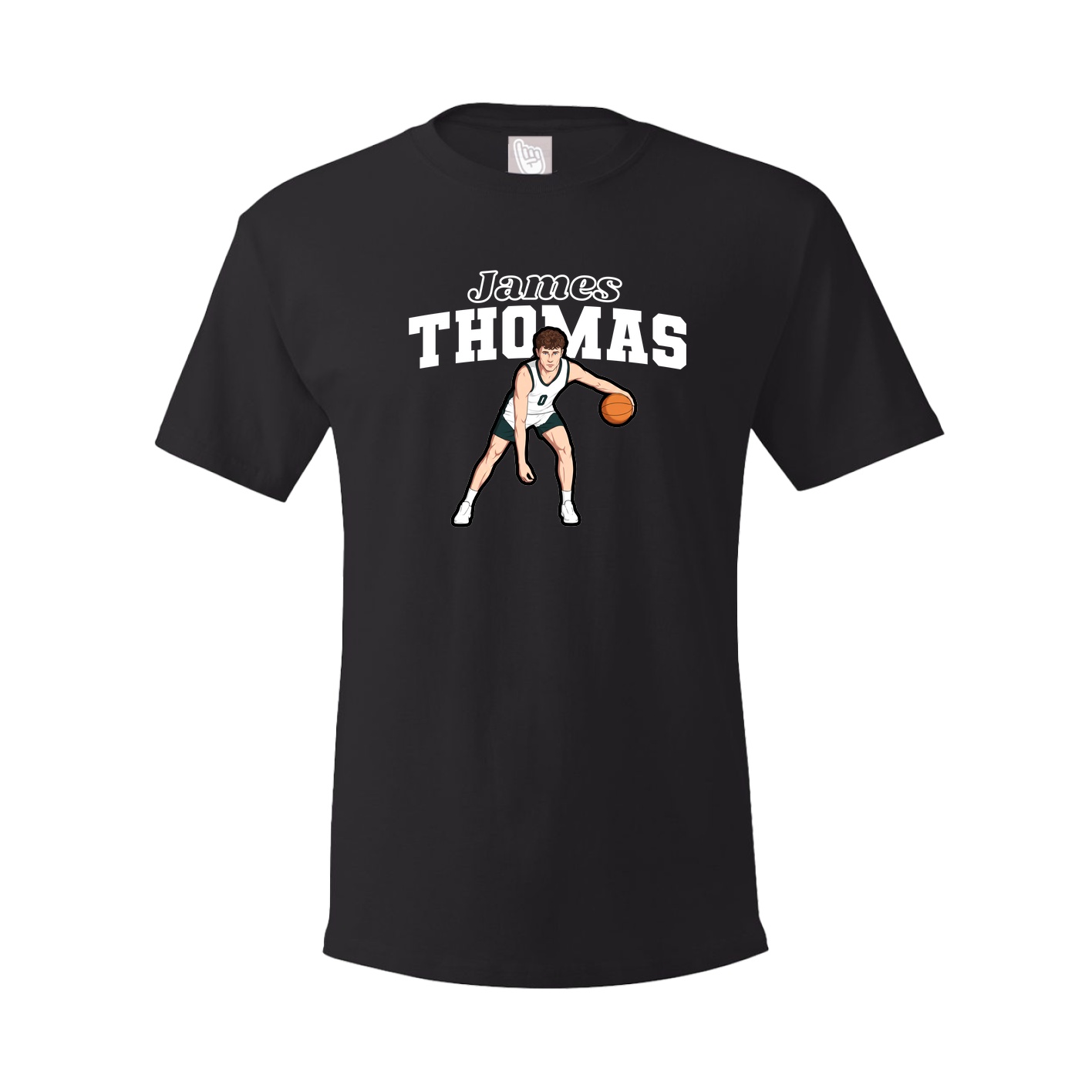 Tee — Name Arch in Black