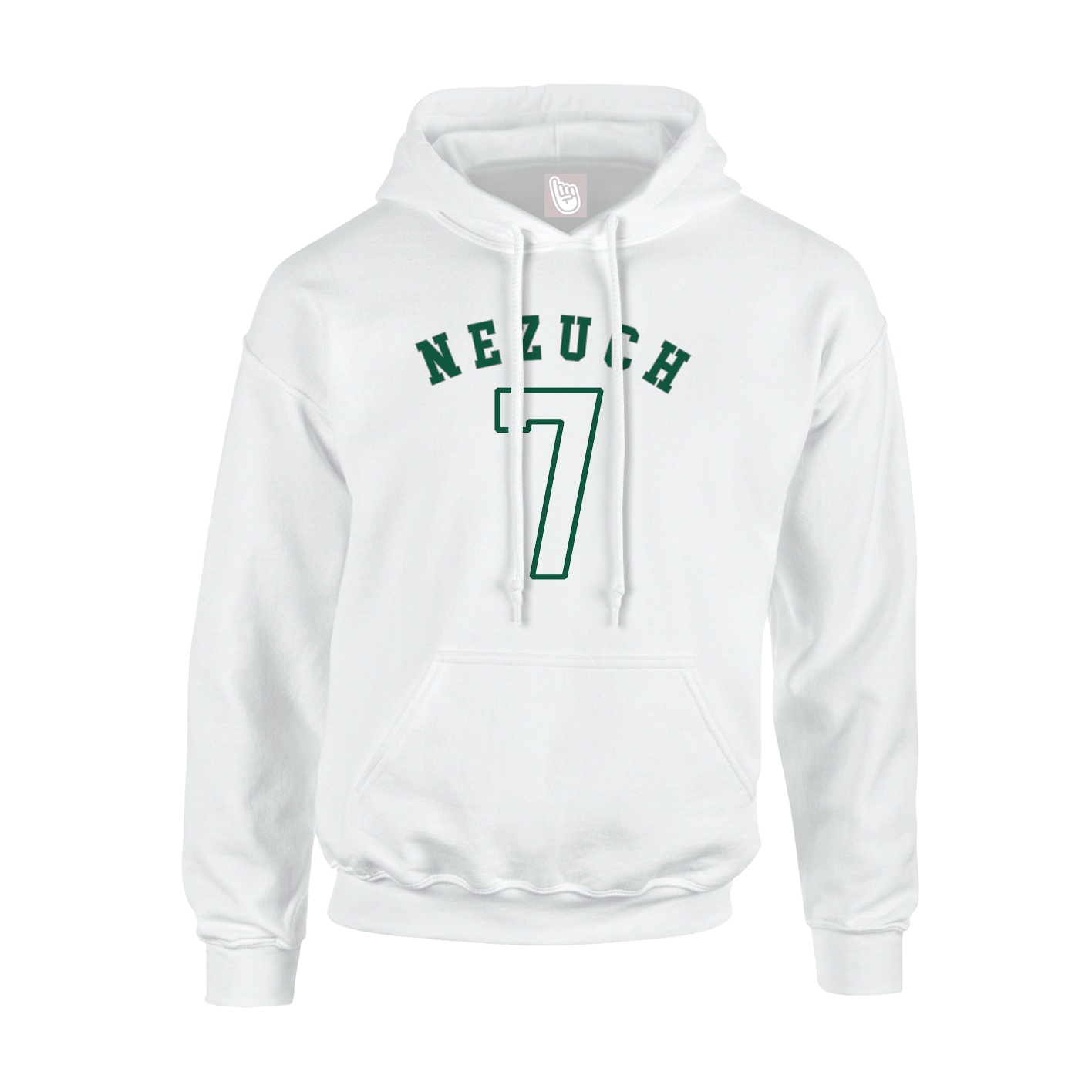 Youth Hoodie — Shirsey Arch in White