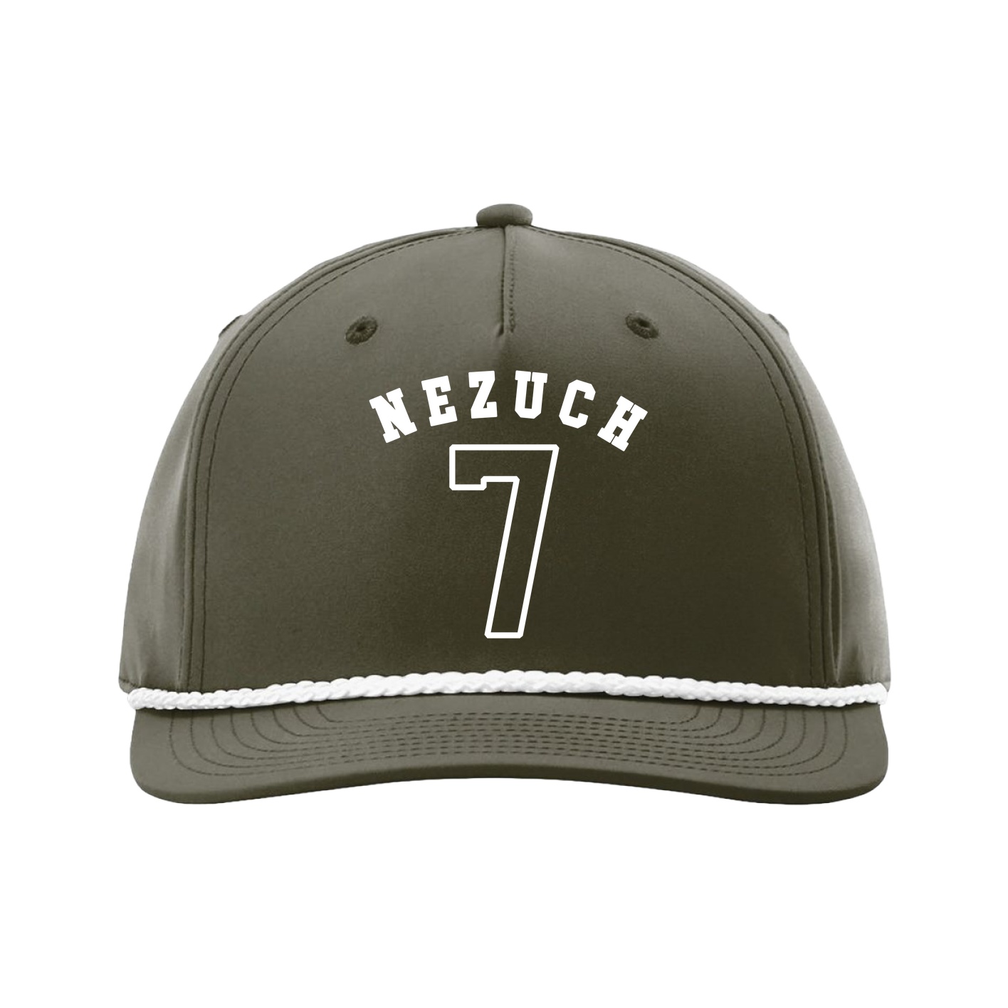 Five-Panel Classic Rope Cap — Shirsey Arch in Green
