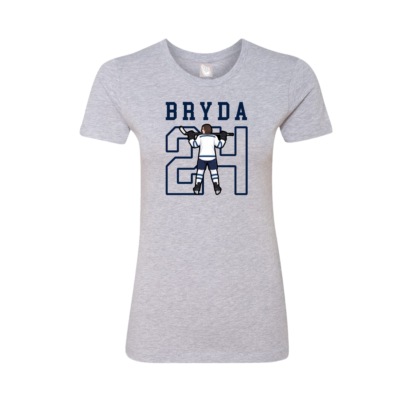 Fitted Women's Tee — Shirsey in Grey