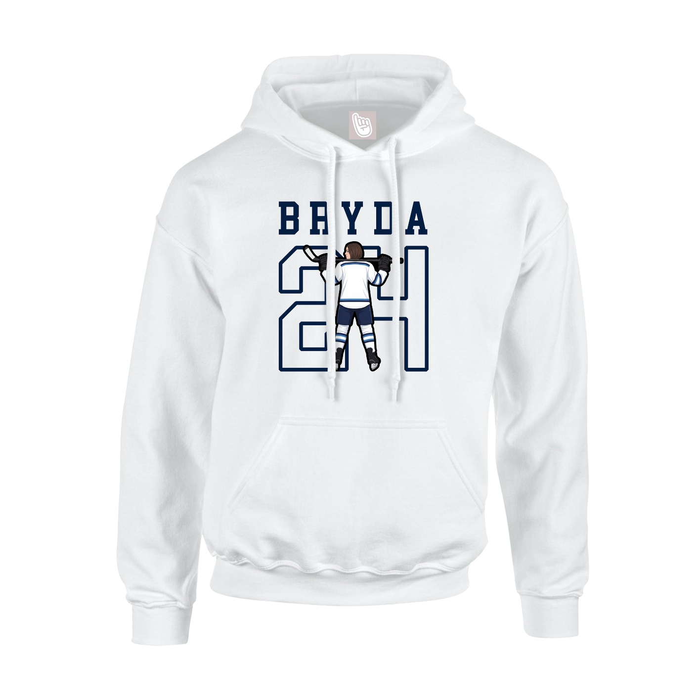 Hoodie — Shirsey in White