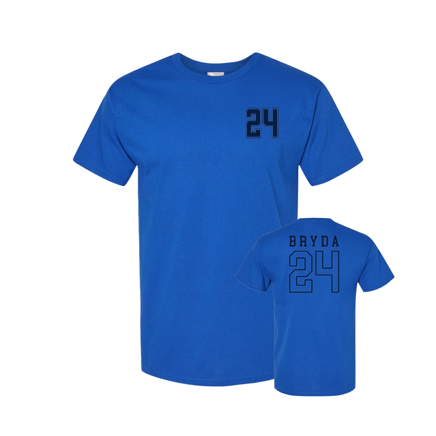 Tee — Chest Back in Royal