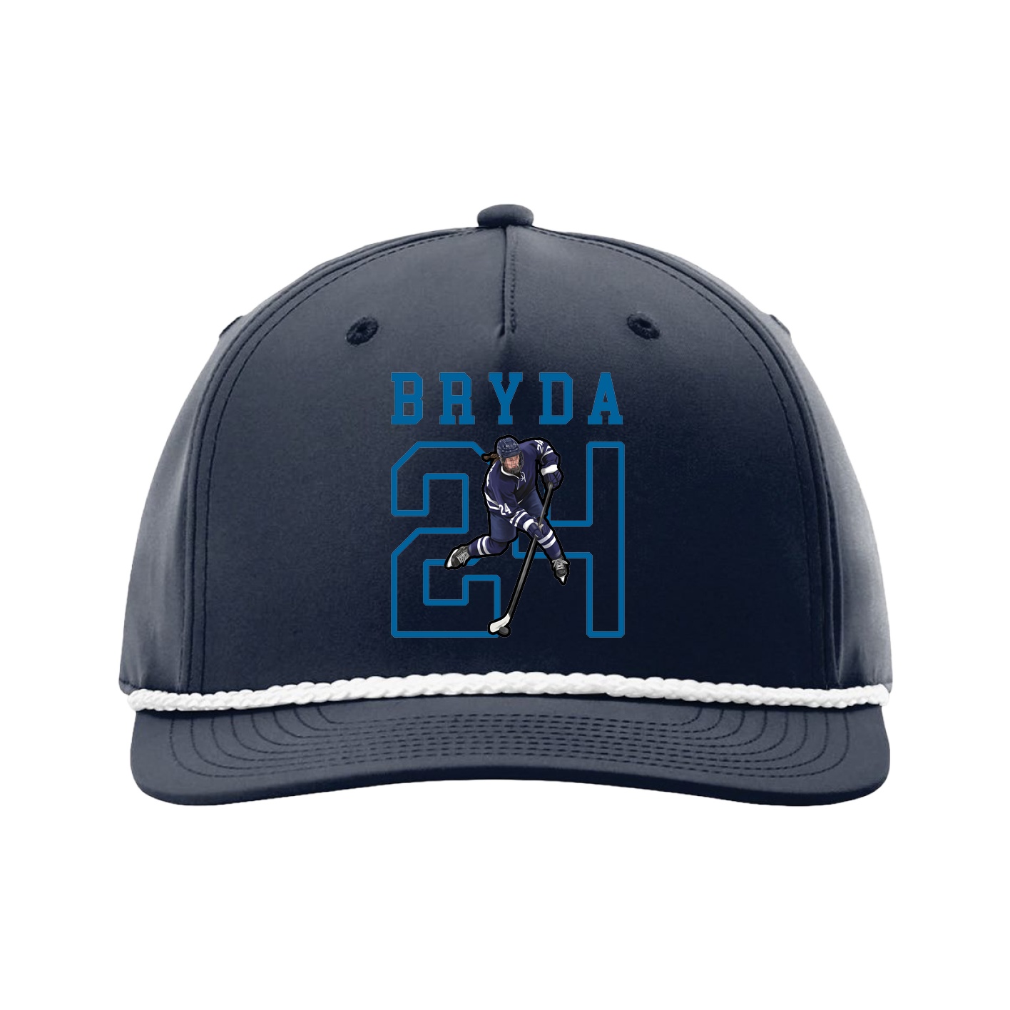 Five-Panel Classic Rope Cap — Shirsey in Navy