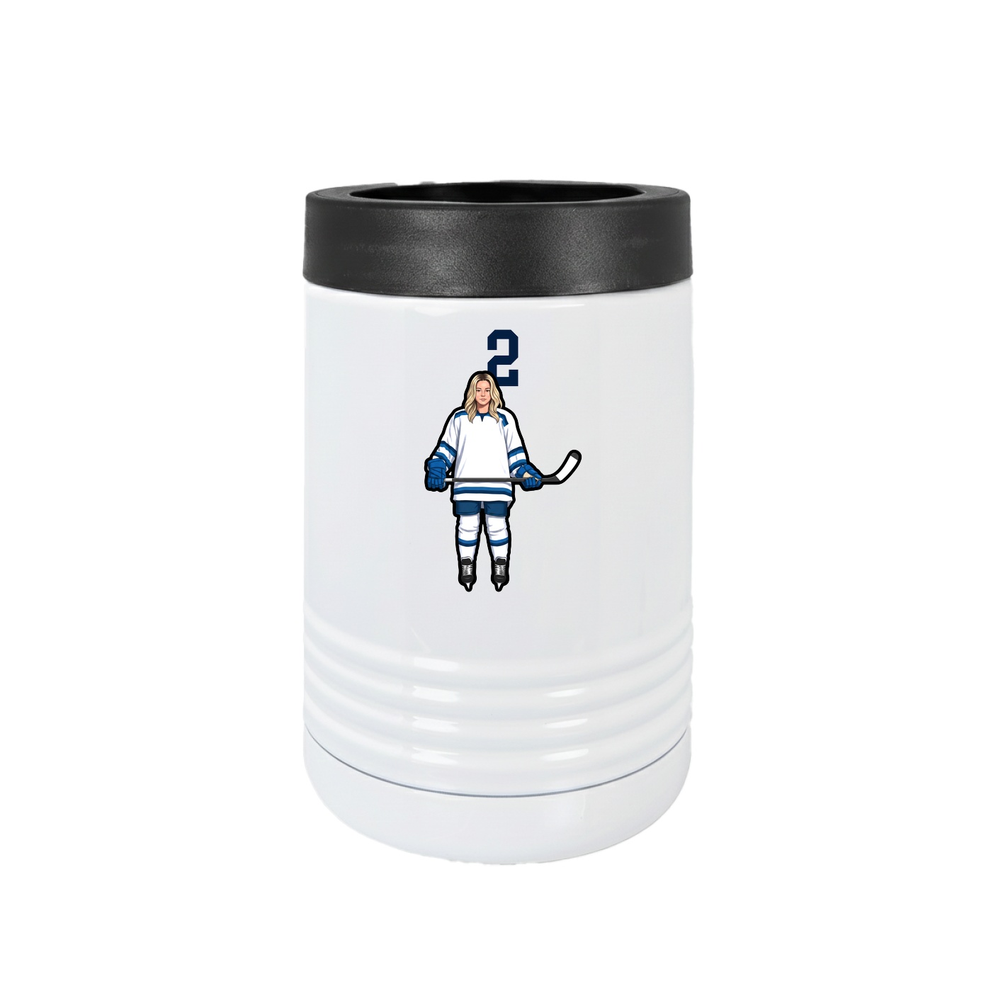 Beverage Holder — Number Top in White