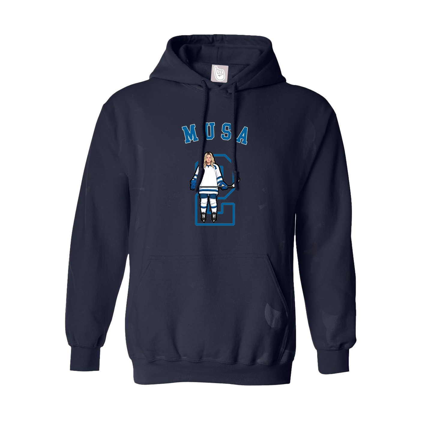Youth Hoodie — Shirsey Arch in Navy