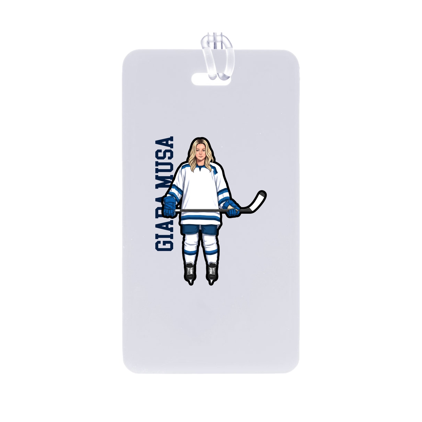Bag Tag — Name Vertical in Classic