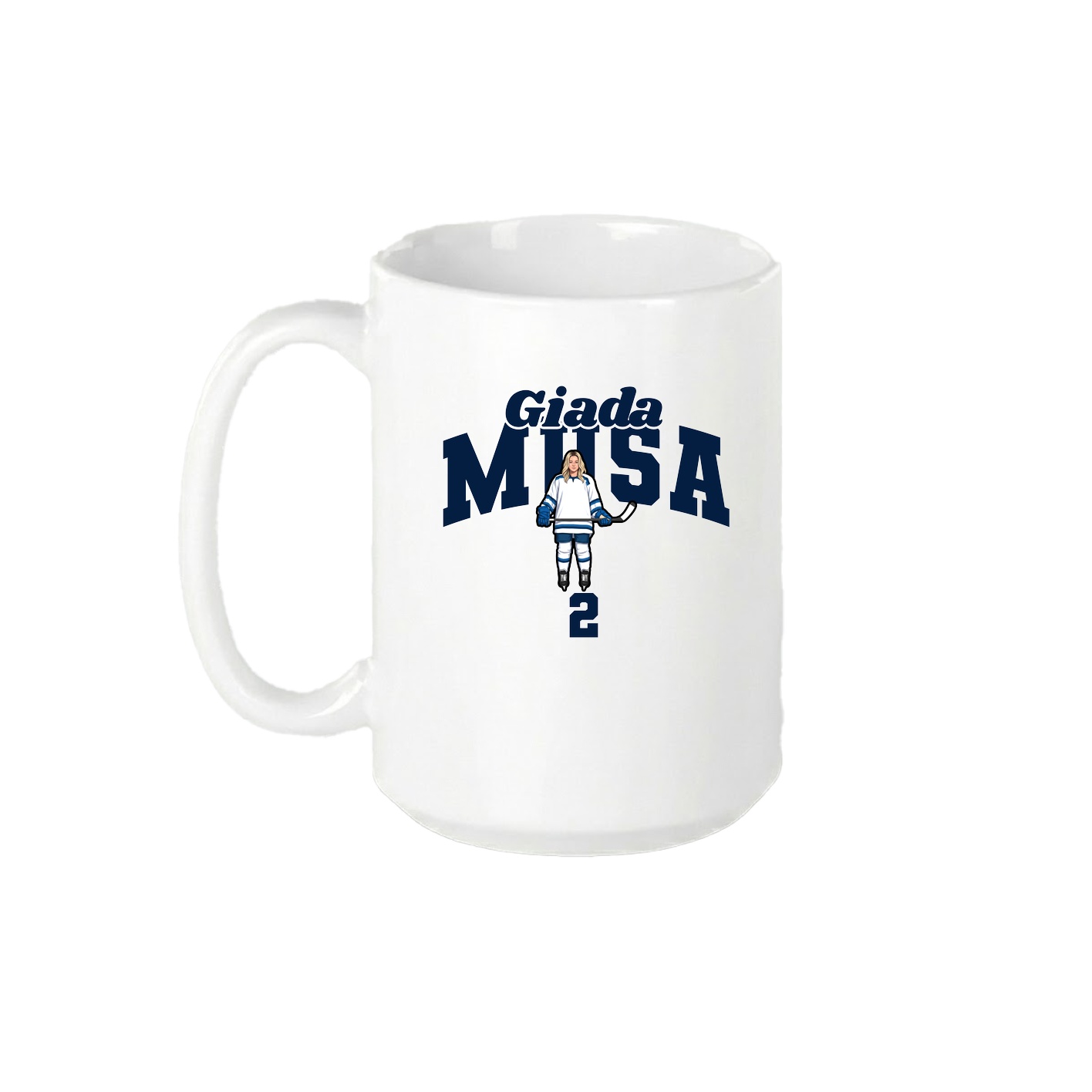 15oz Coffee Mug — Signature Arch in White