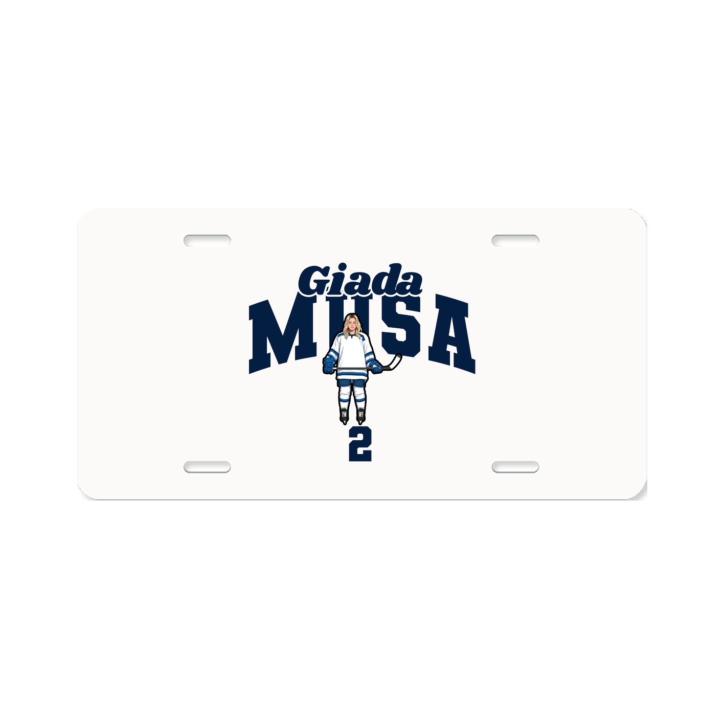 License Plate — Signature Arch in Classic