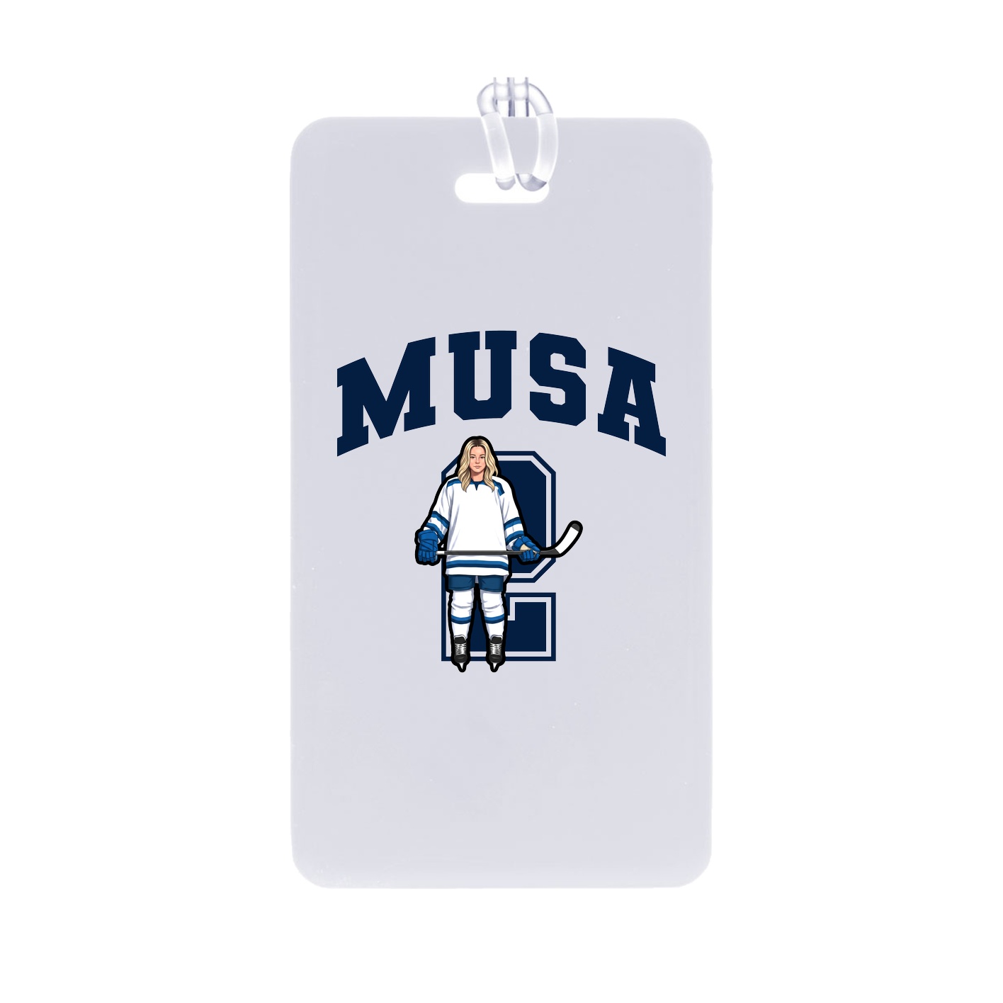 Bag Tag — Number in Classic
