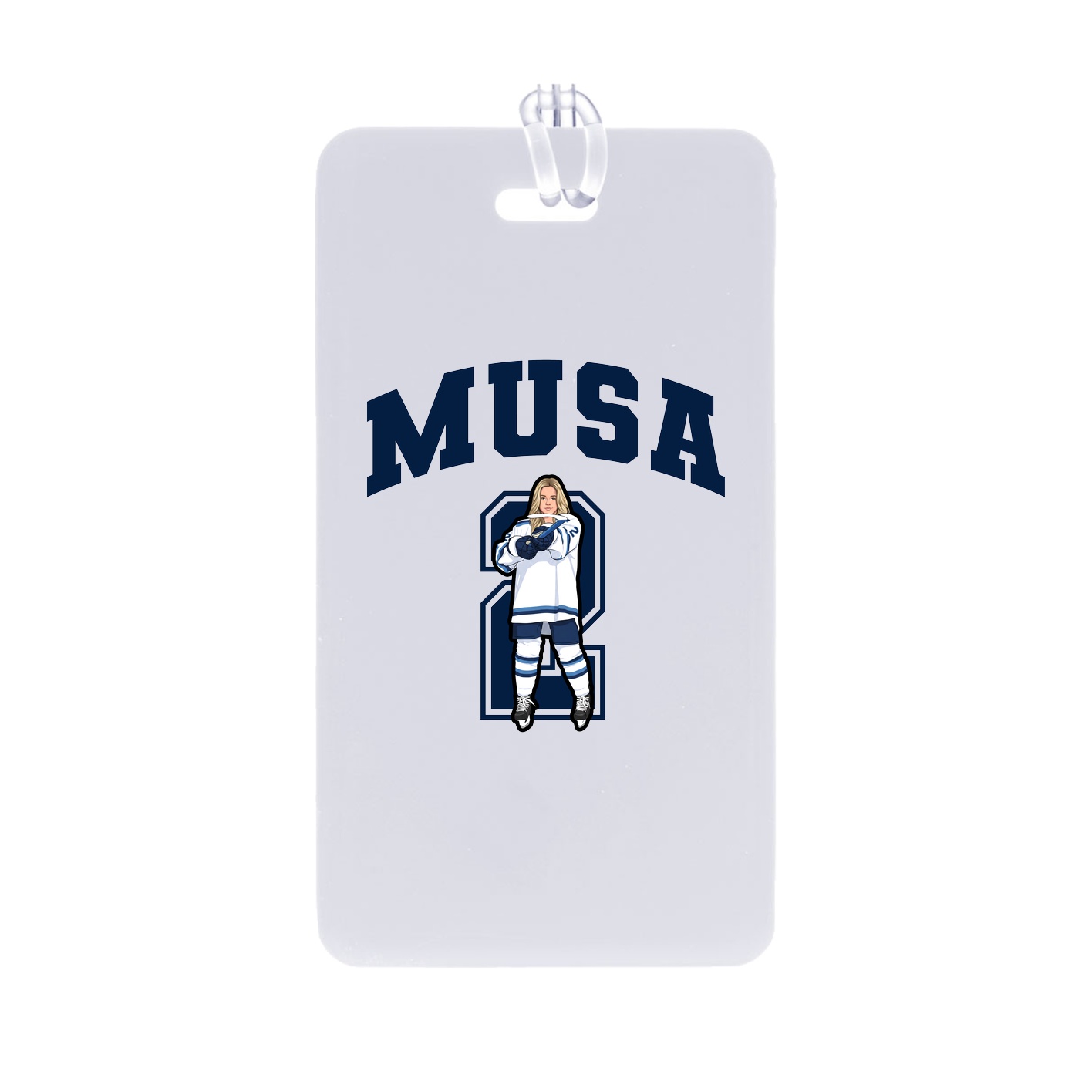 Bag Tag — Number in Classic