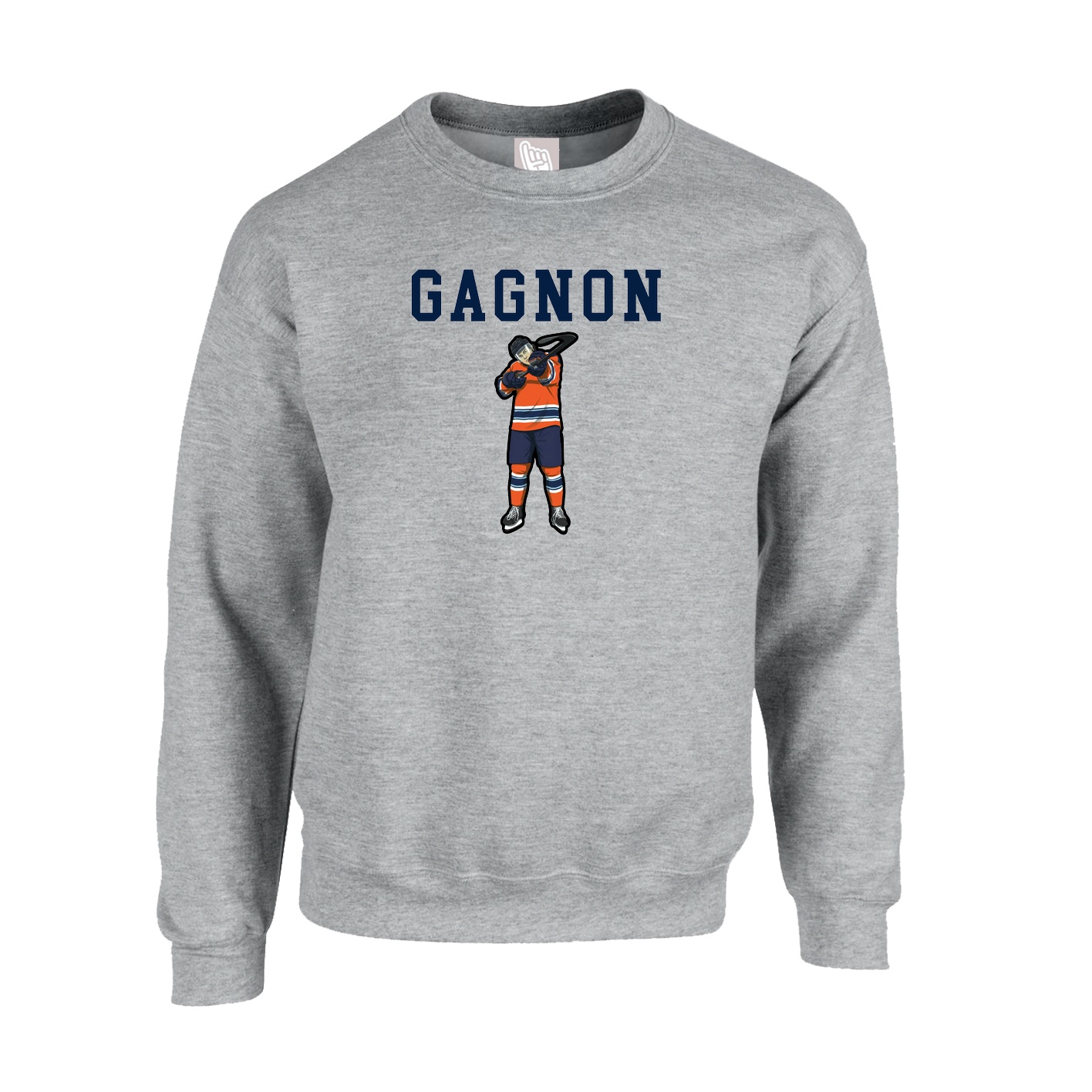 Fleece Crew — Shirsey in Grey