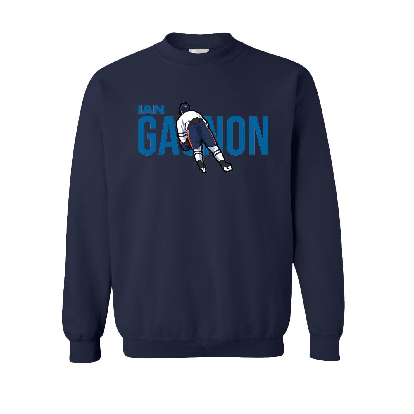 Fleece Crew — Player Name in Navy
