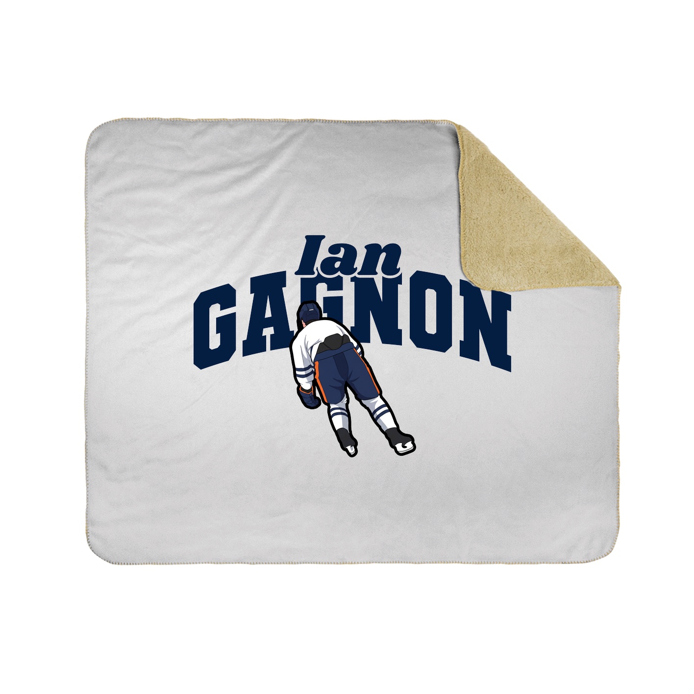 Throw Blanket — Signature Arch in White