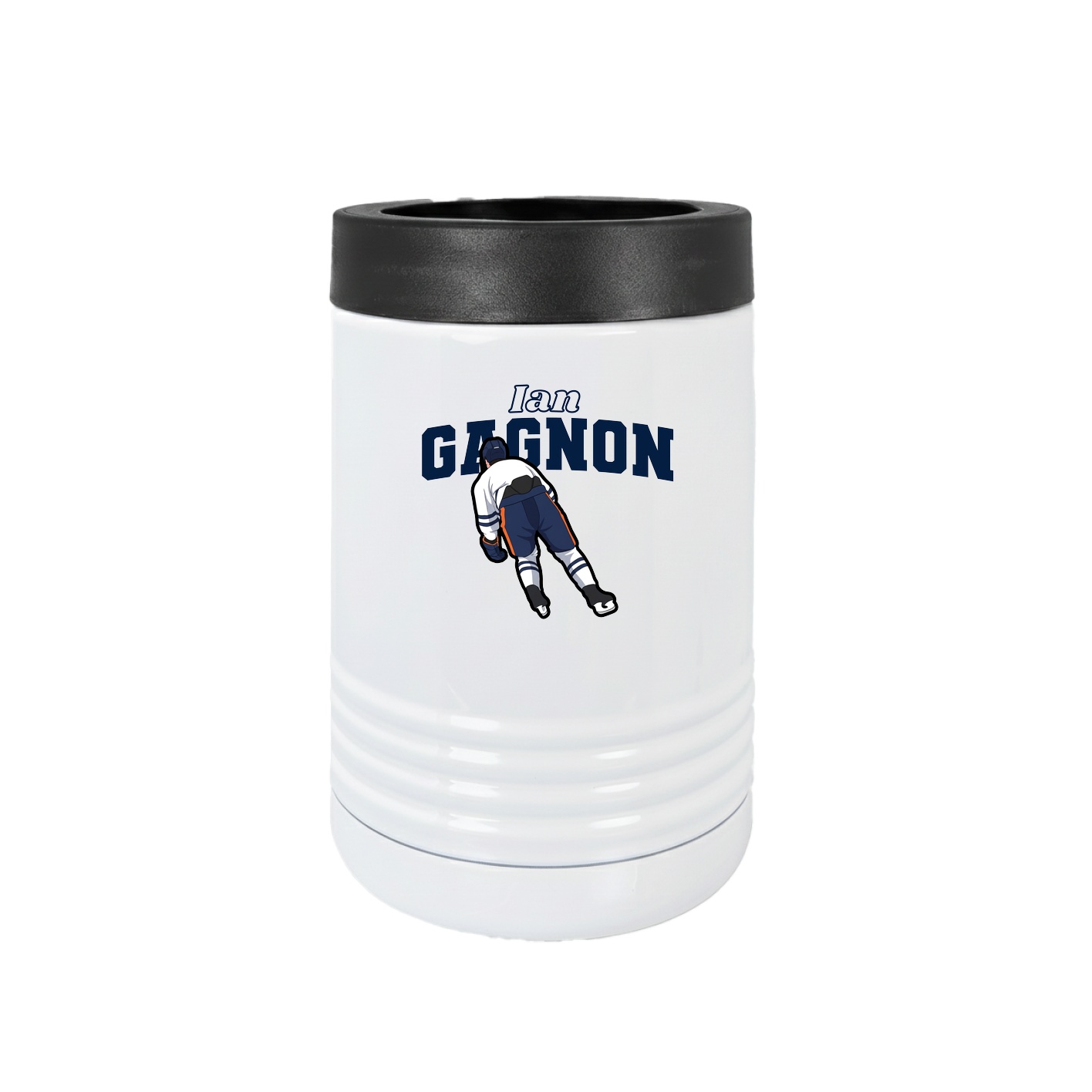 Beverage Holder — Name Arch in White