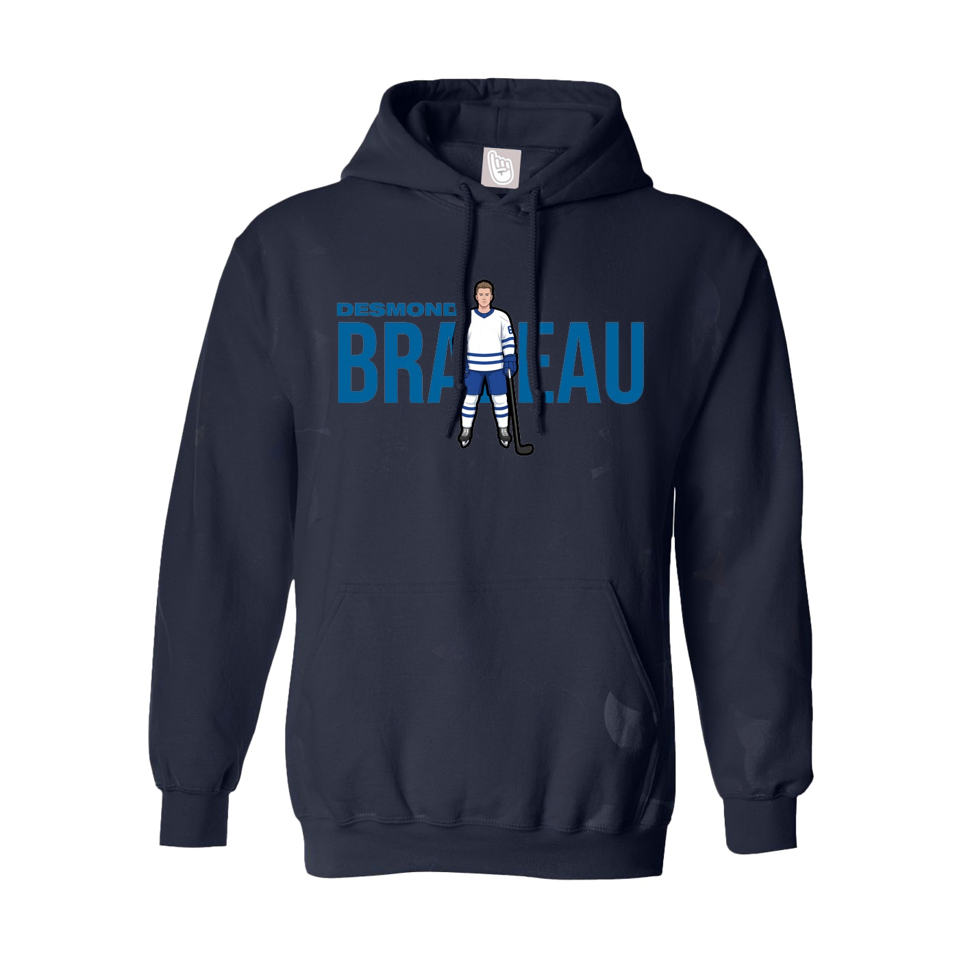 Hoodie — Player Name in Navy