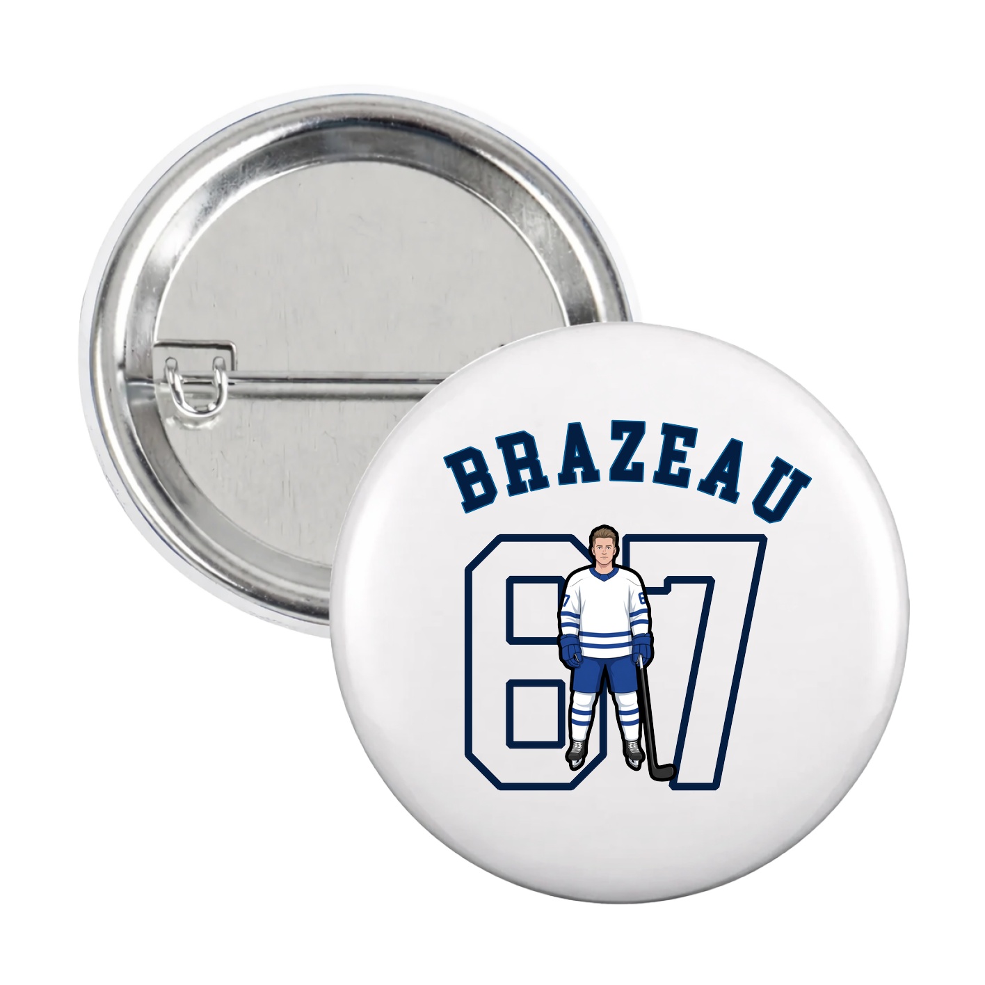 Game Day Button — Shirsey Arch in White