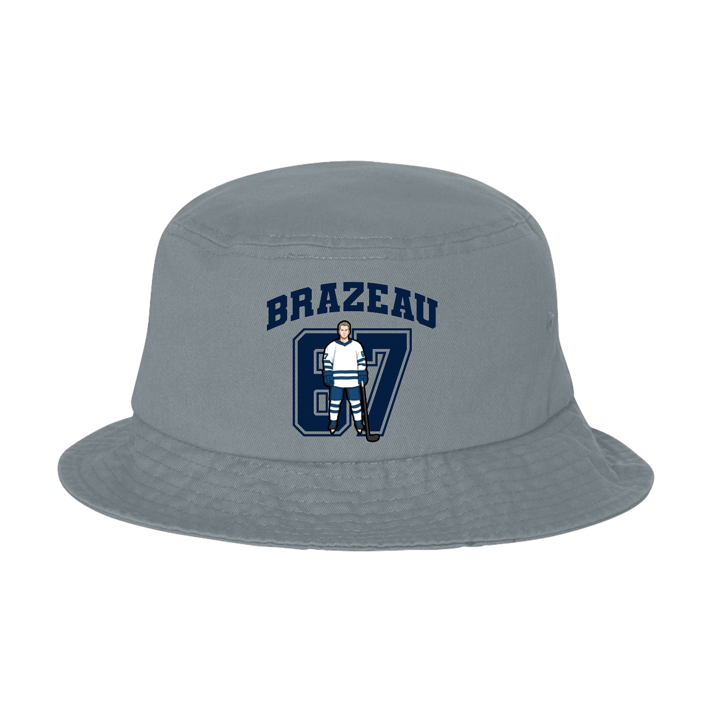 Bucket Cap — Number in Grey