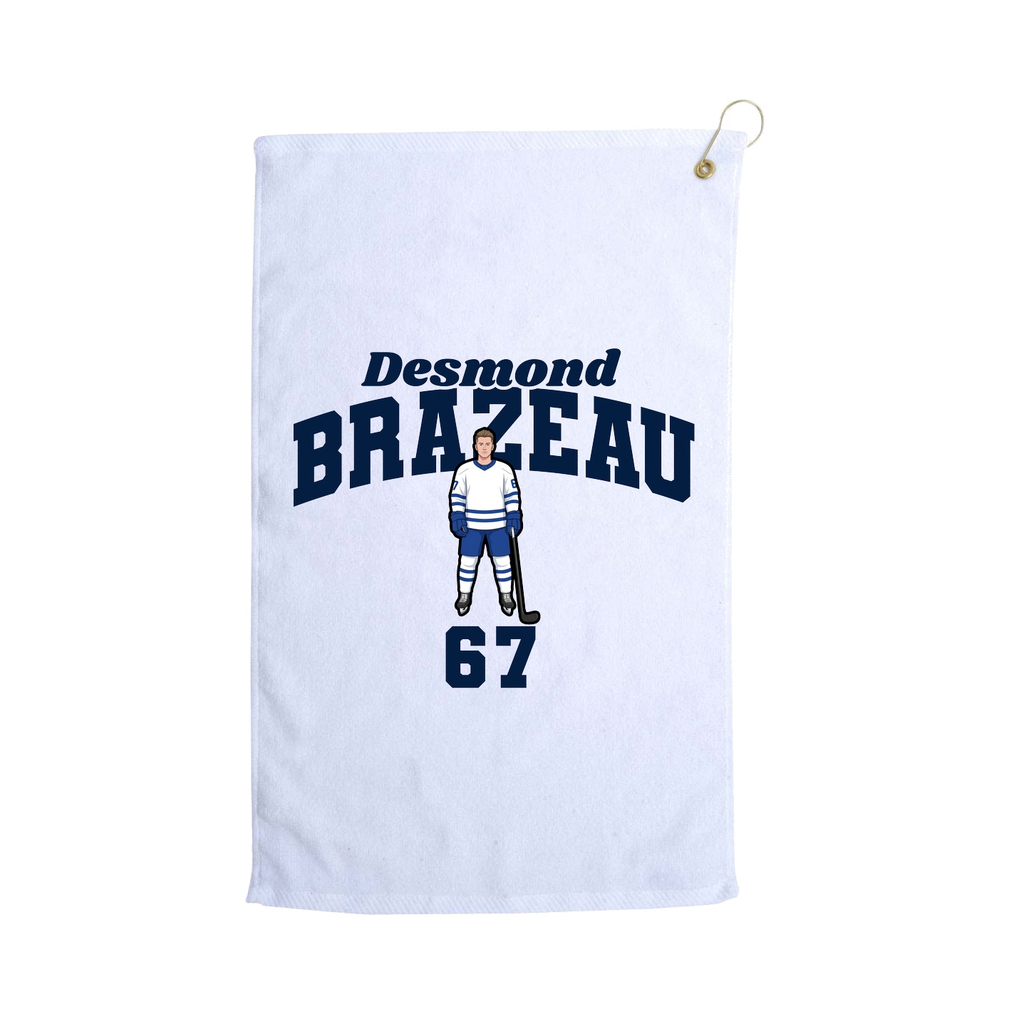 Golf Towel — Signature Arch in White