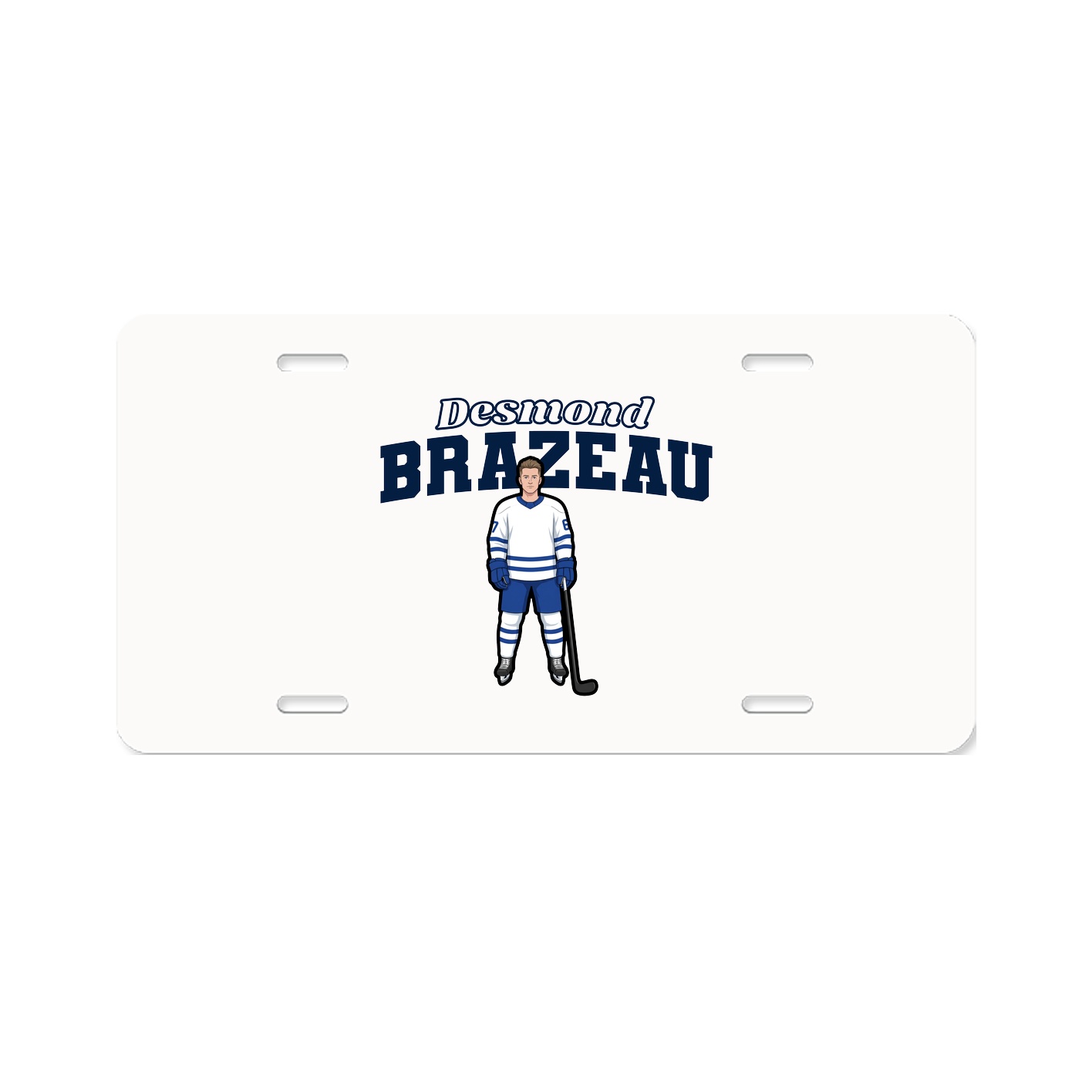 License Plate — Name Arch in Classic