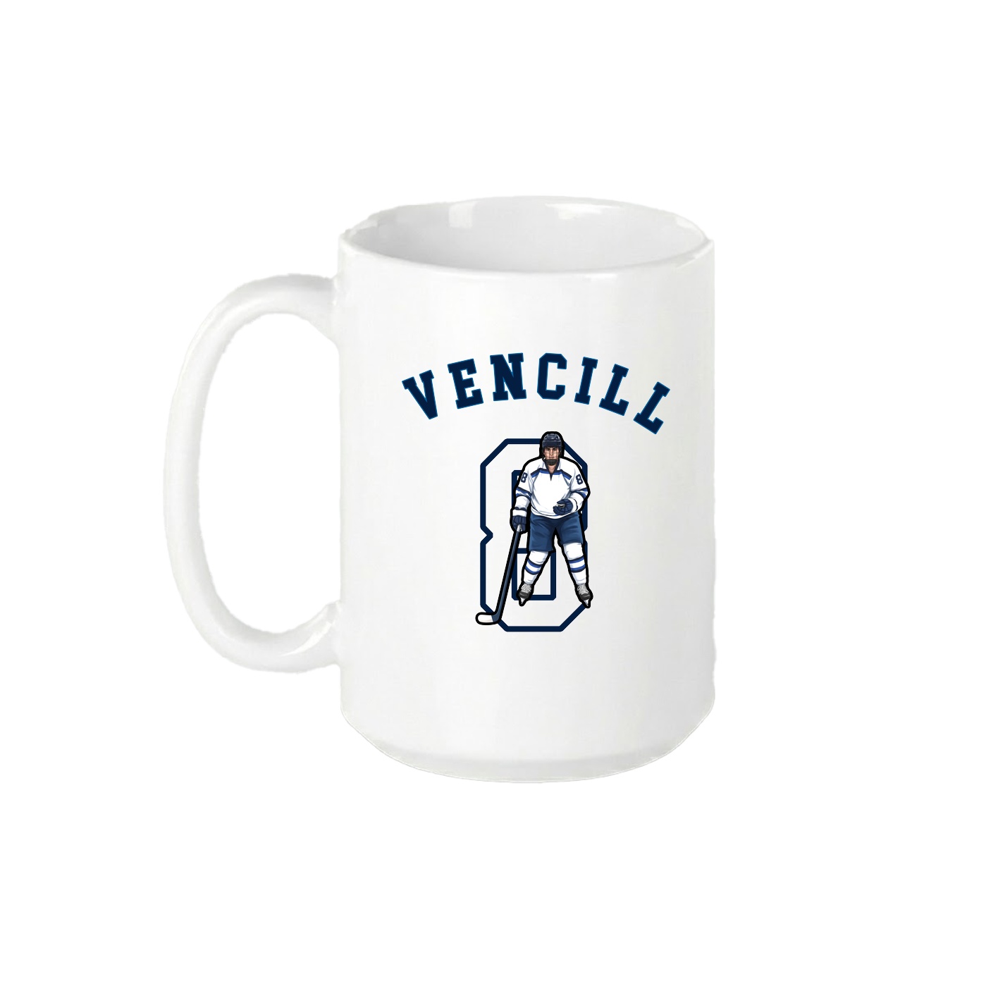 15oz Coffee Mug — Shirsey Arch in White